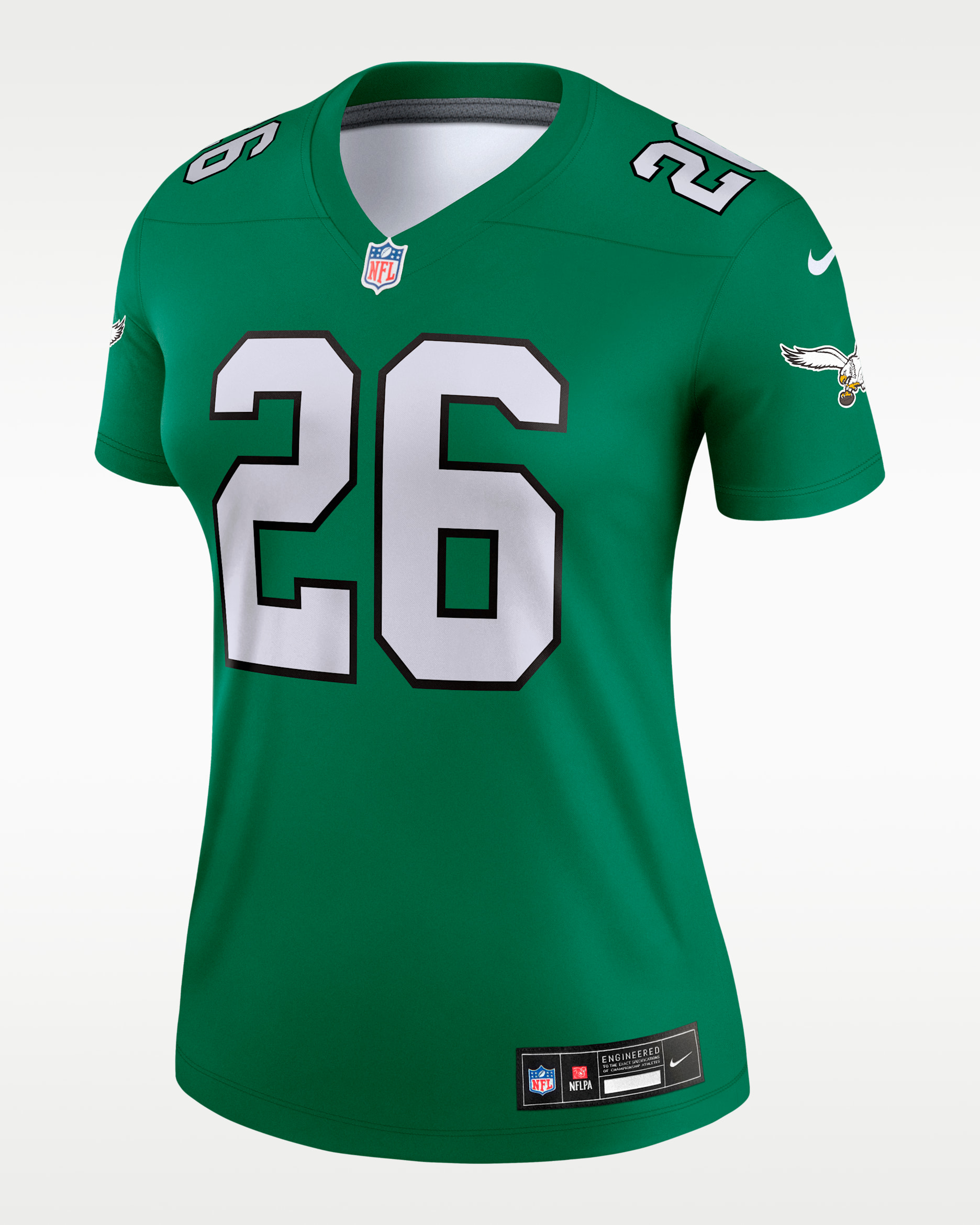 Saquon Barkley Philadelphia Eagles Women's Nike Dri-FIT NFL Legend Jersey - Kelly Green