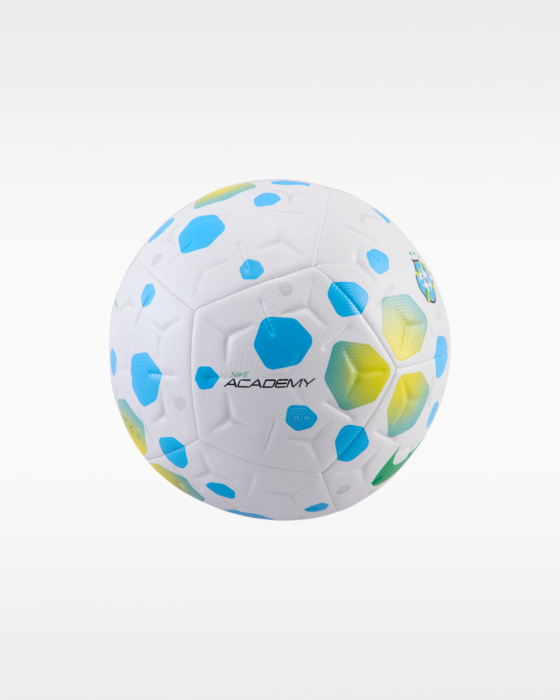 Brazil Academy Nike Football - White/Blue/Green