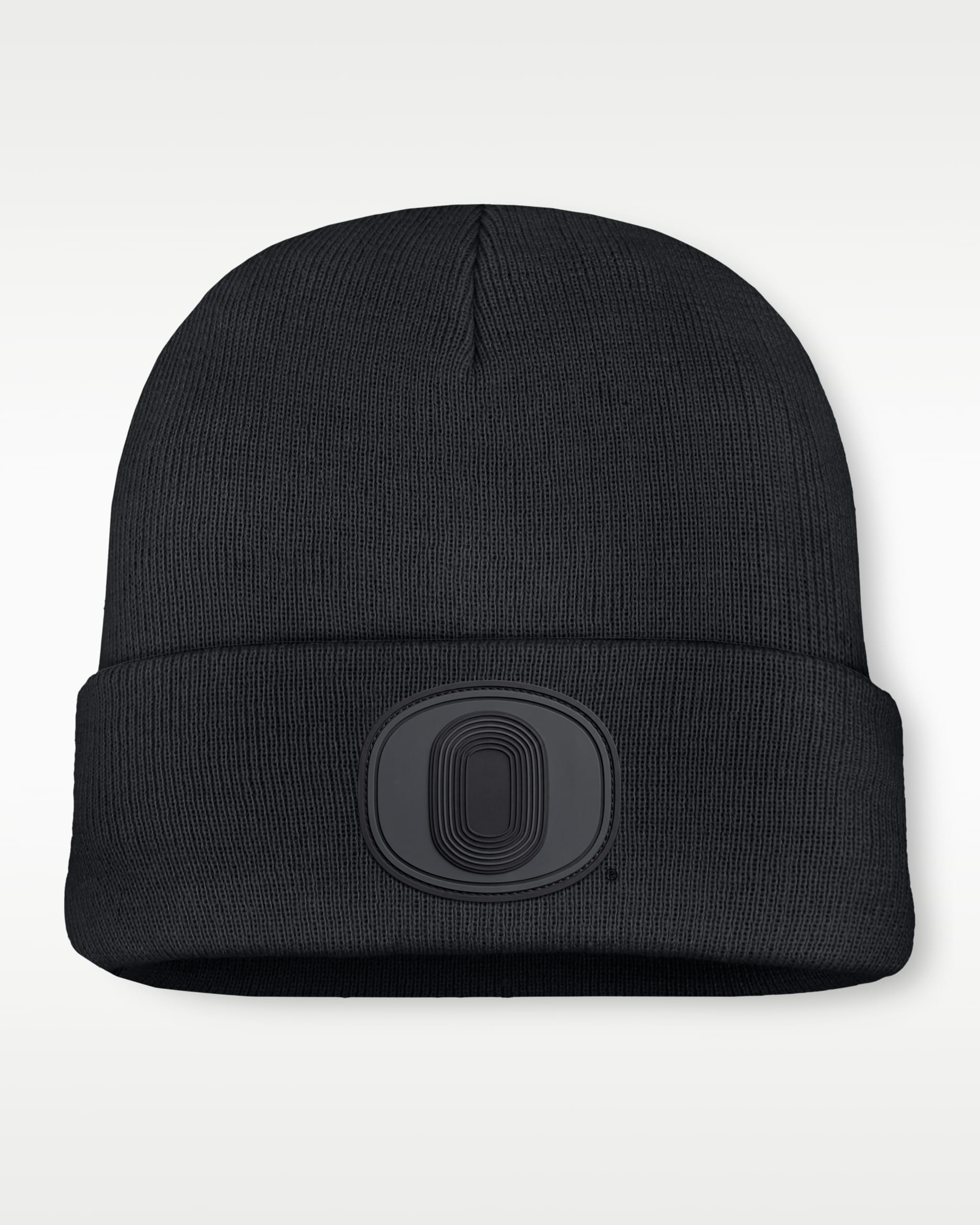 Oregon Men's Nike College Cuffed Beanie - Black