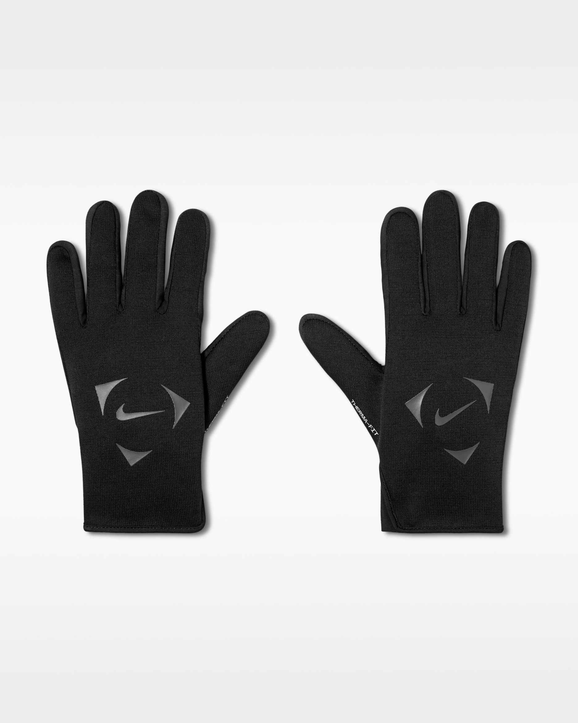 Nike Academy Therma-FIT Soccer Gloves - Black/Anthracite/Anthracite