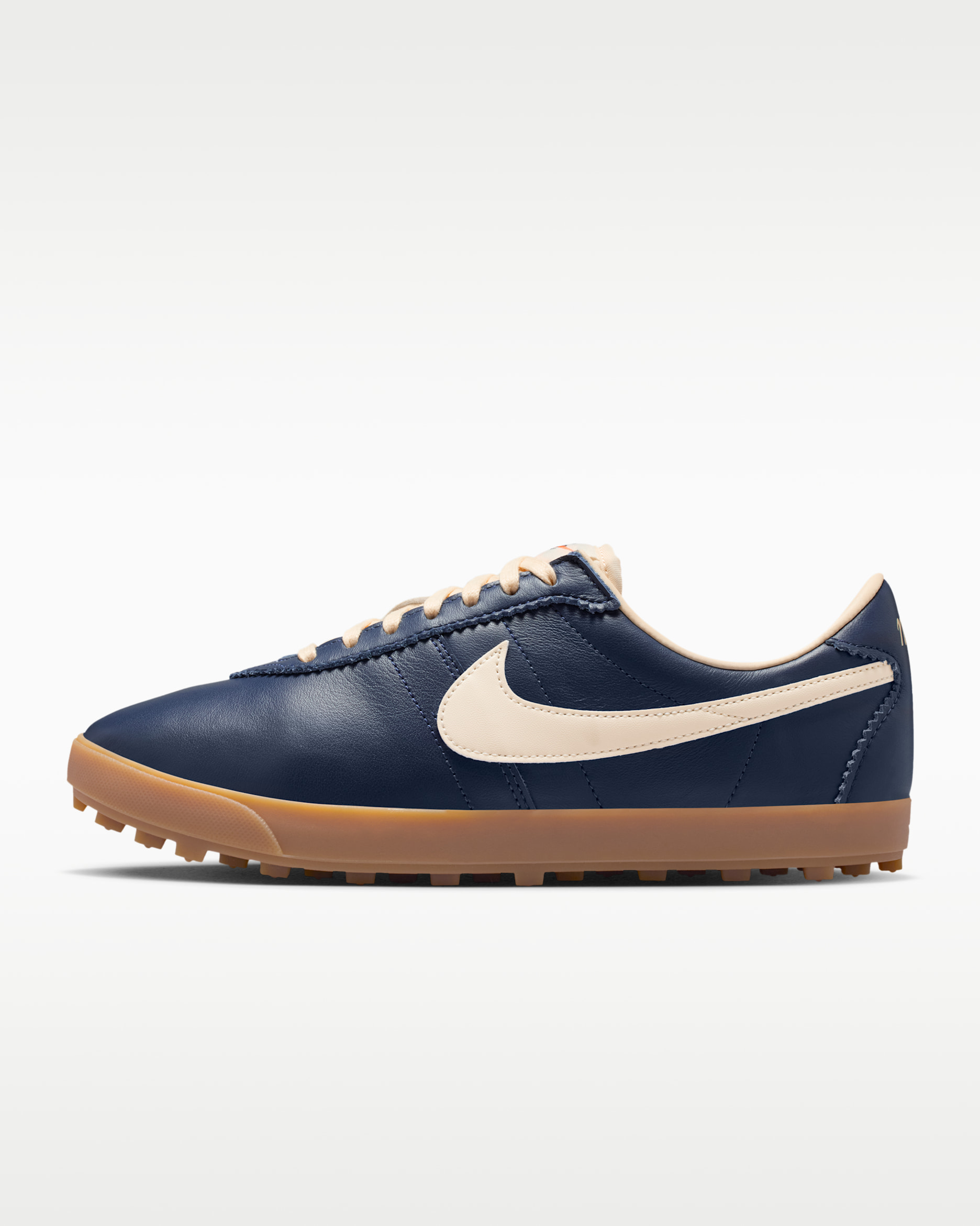 Tenis para mujer Nike Astrograbber Leather - Azul marino medianoche/Marrón claro goma/Muselina