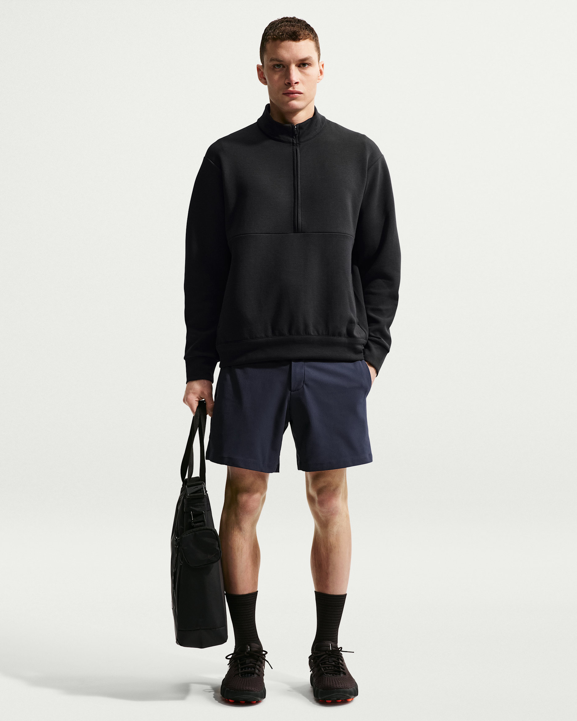 Nike 24.7 PerfectStretch Dri-FIT shorts til herre (15 cm) - Obsidian/Svart/Dark Obsidian