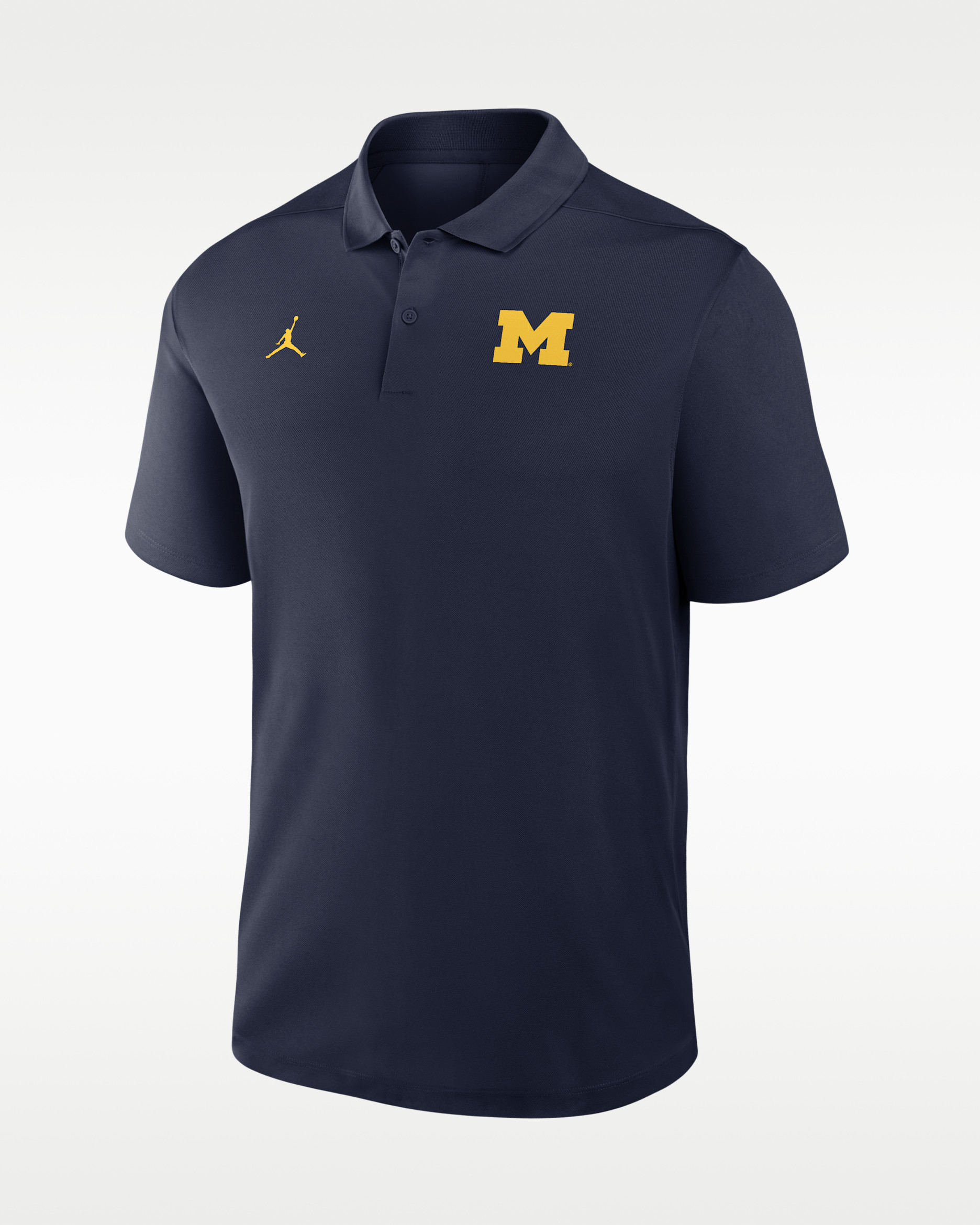 Polo universitaria Nike Dri-FIT para hombre Michigan Victory - Azul marino