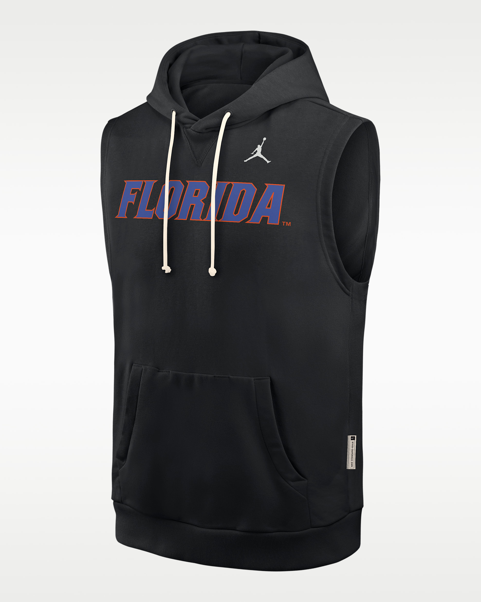 Florida Sideline Men's Jordan Brand Dri-FIT College Sleeveless Pullover Hoodie - Black
