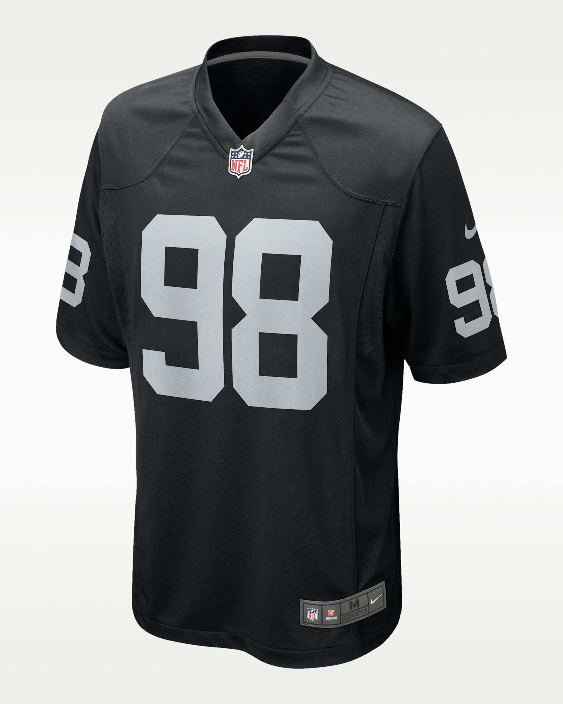 Jersey de fútbol americano Game para hombre NFL Las Vegas Raiders (Maxx Crosby) - Negro