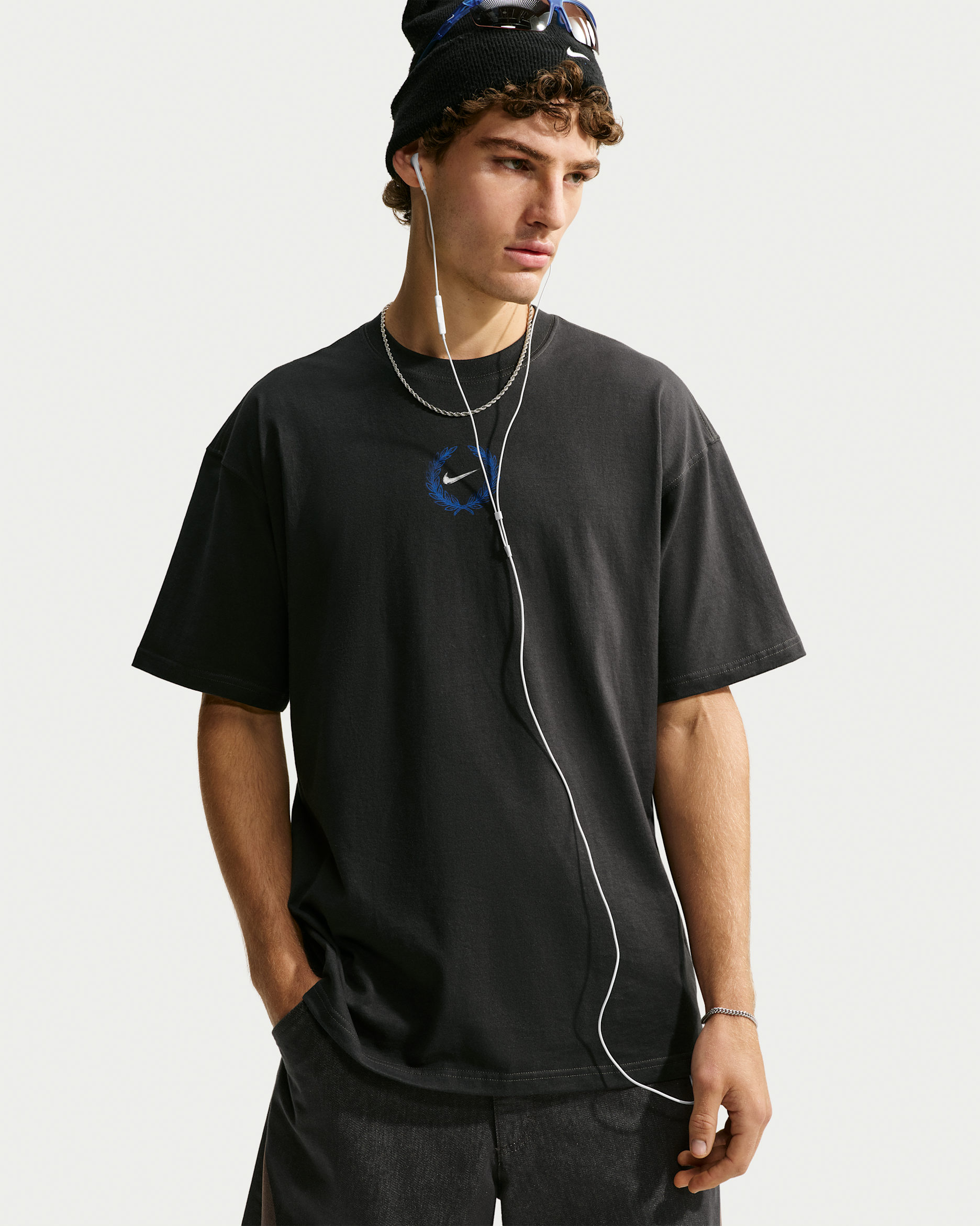Nike Sportswear Men's T-Shirt - Off Noir