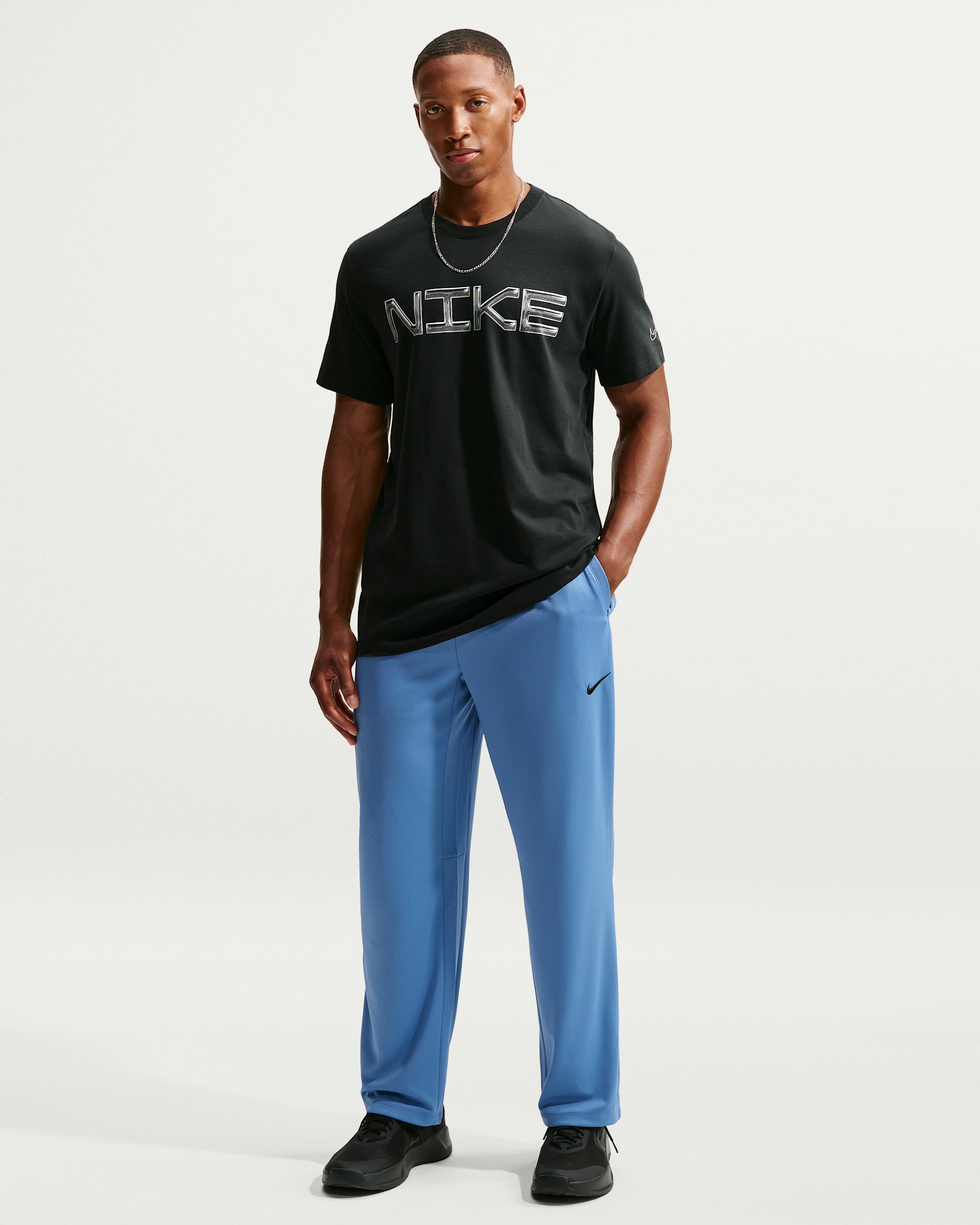 Pants Dri-FIT para hombre Nike Flex - Tormenta índigo/Negro