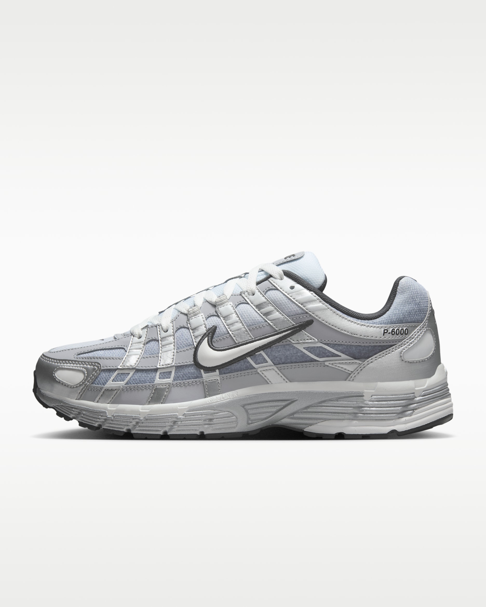 Nike P-6000 Fade Men's Shoes - Metallic Silver/Wolf Grey/Anthracite/Summit White