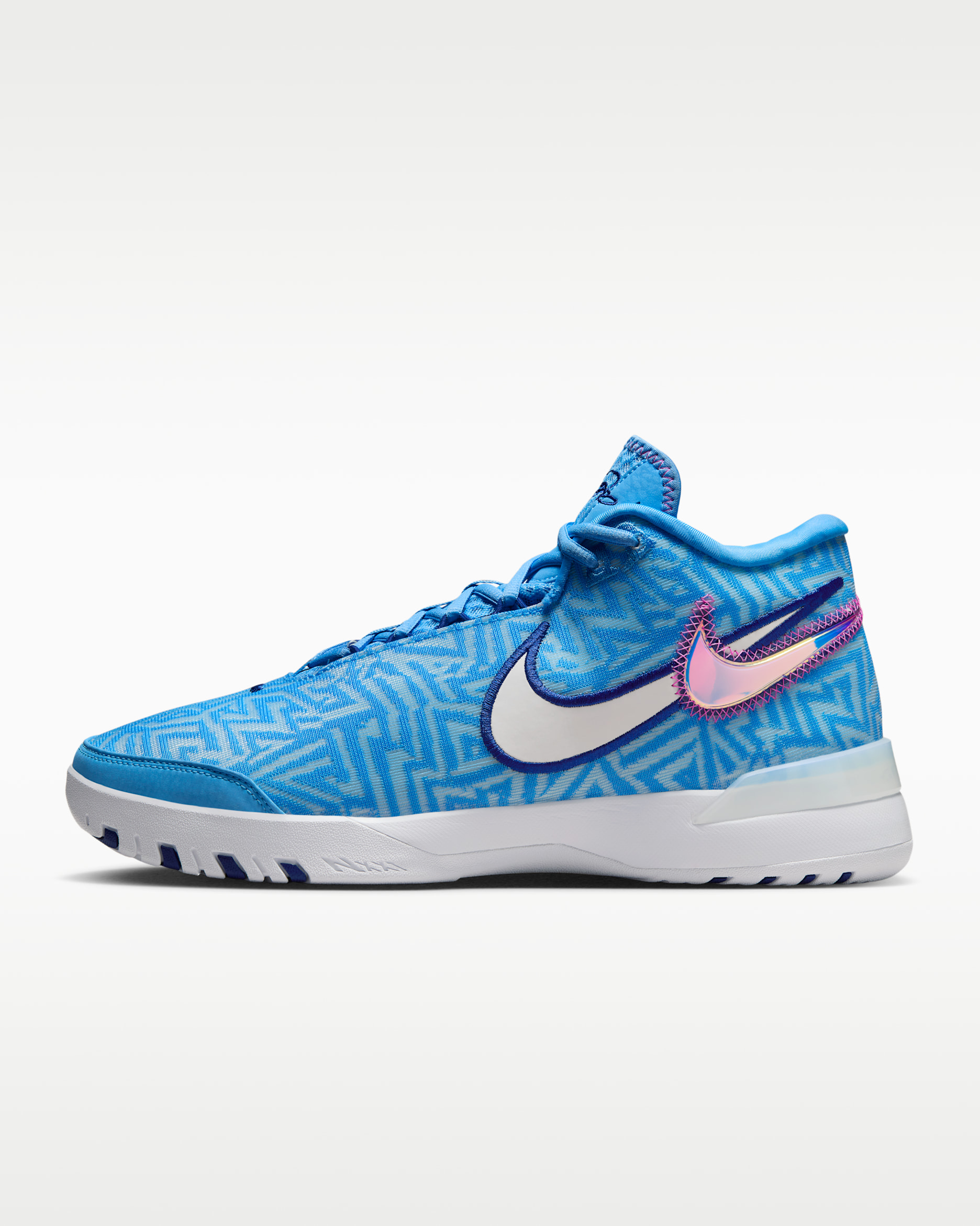 LeBron NXXT Genisus EP Basketball Shoes - University Blue/Deep Royal Blue/Fire Pink/White