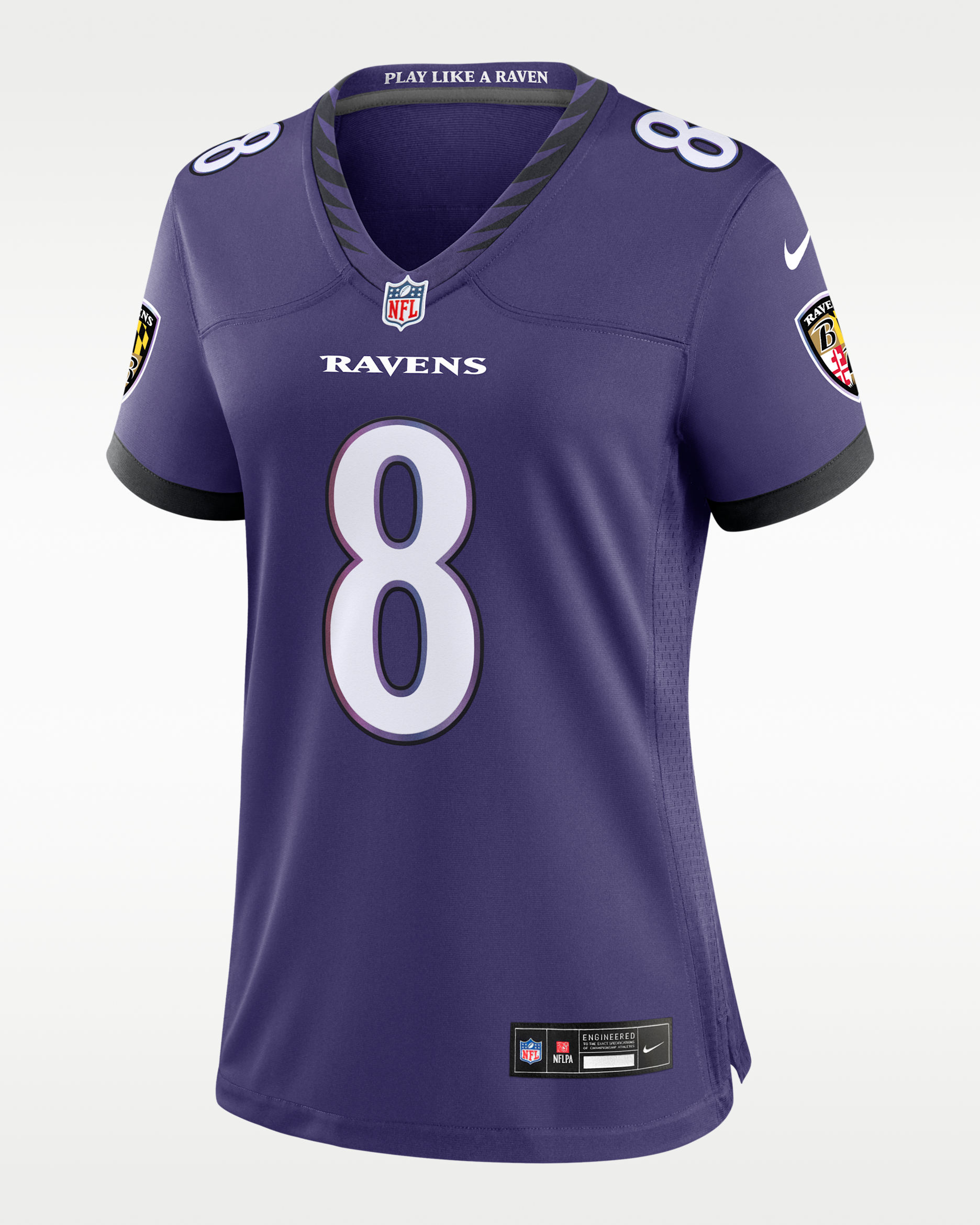 Lamar Jackson Baltimore Ravens Women's Nike NFL Game Jersey - Purple