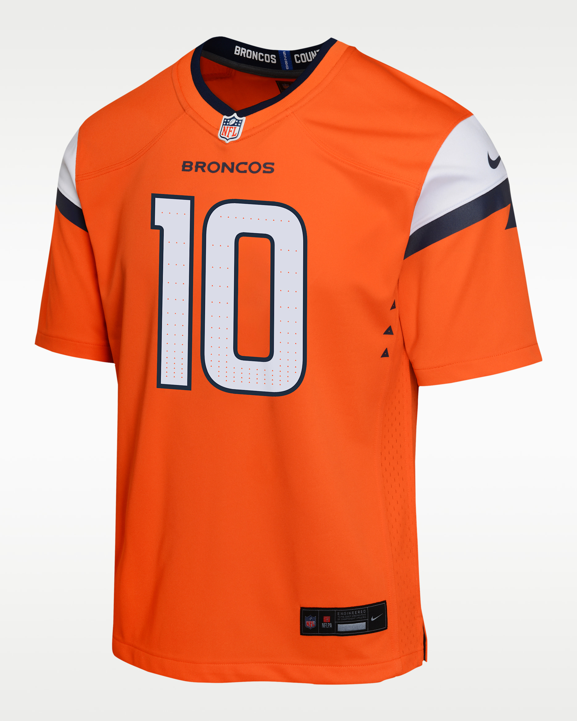 Bo Nix Denver Broncos Big Kids' Nike NFL Game Jersey - Orange