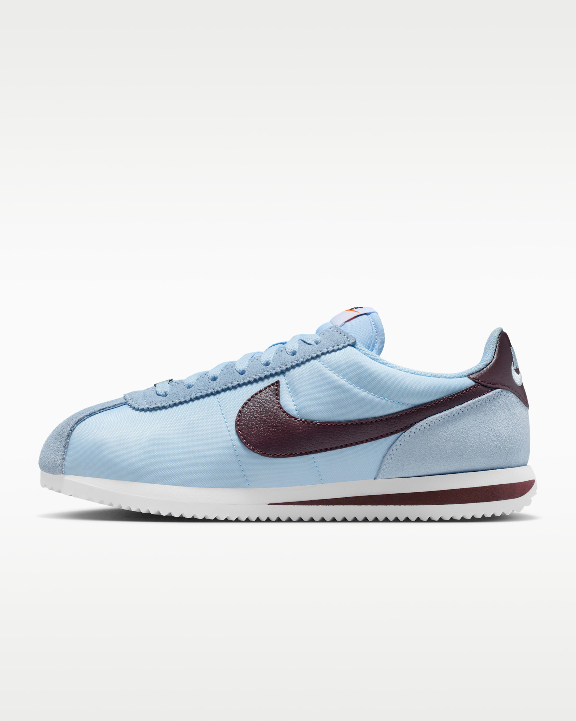 Nike Cortez Textile Women's Shoes - Celestine Blue/White/Burgundy Crush