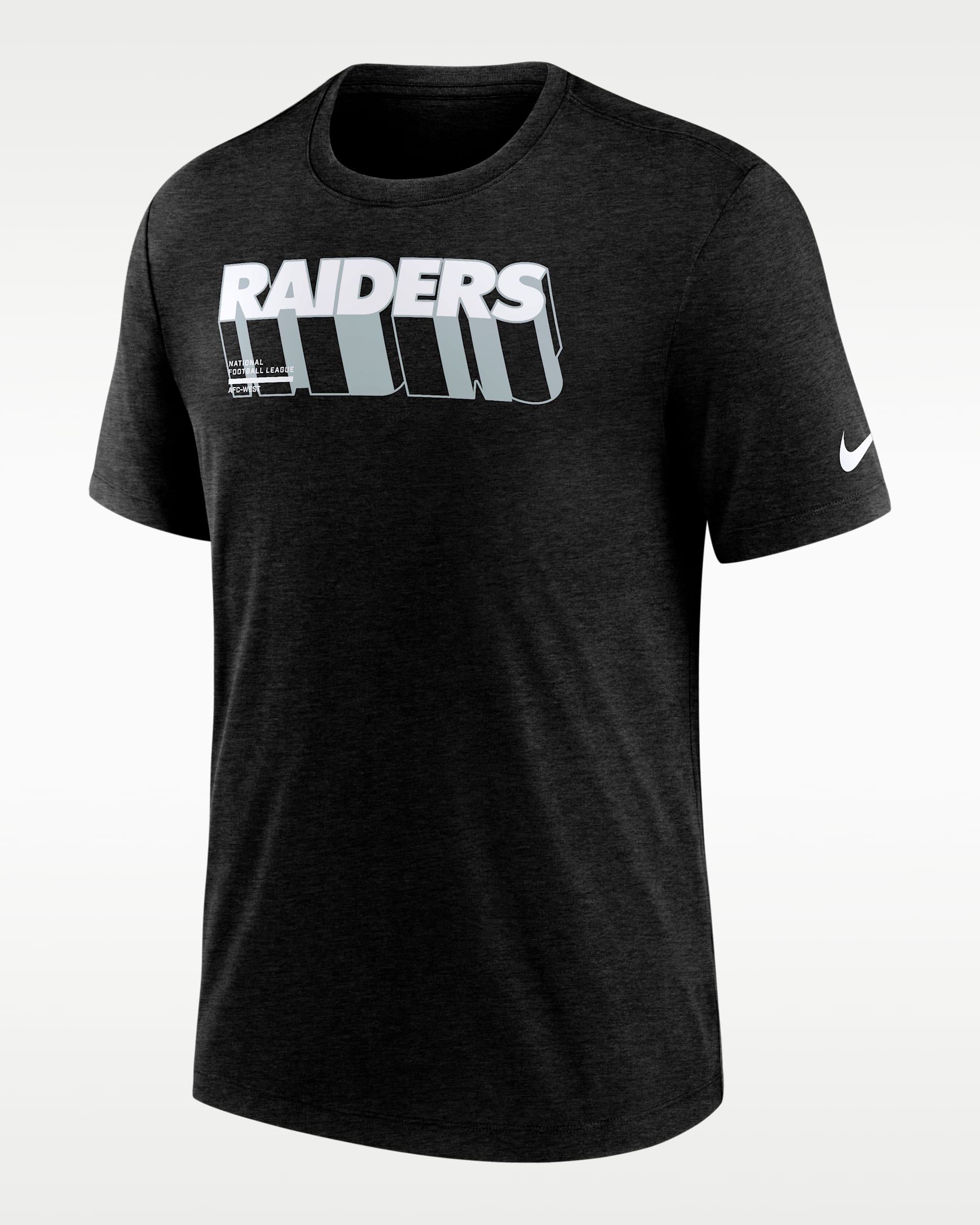 Las Vegas Raiders Long Pass Men's Nike NFL T-Shirt - Black