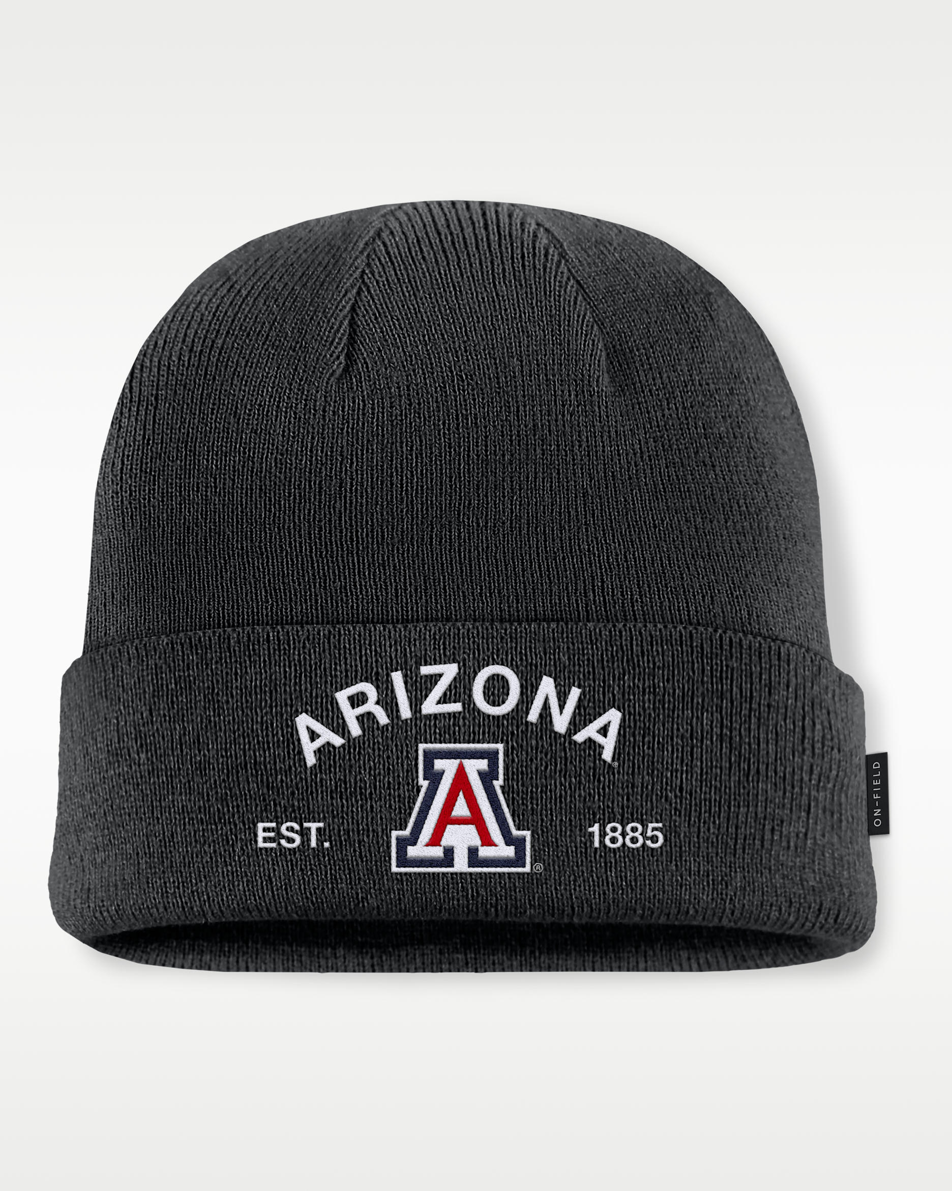 Arizona 2025 Military Appreciation Men's Nike College Cuffed Beanie - Black