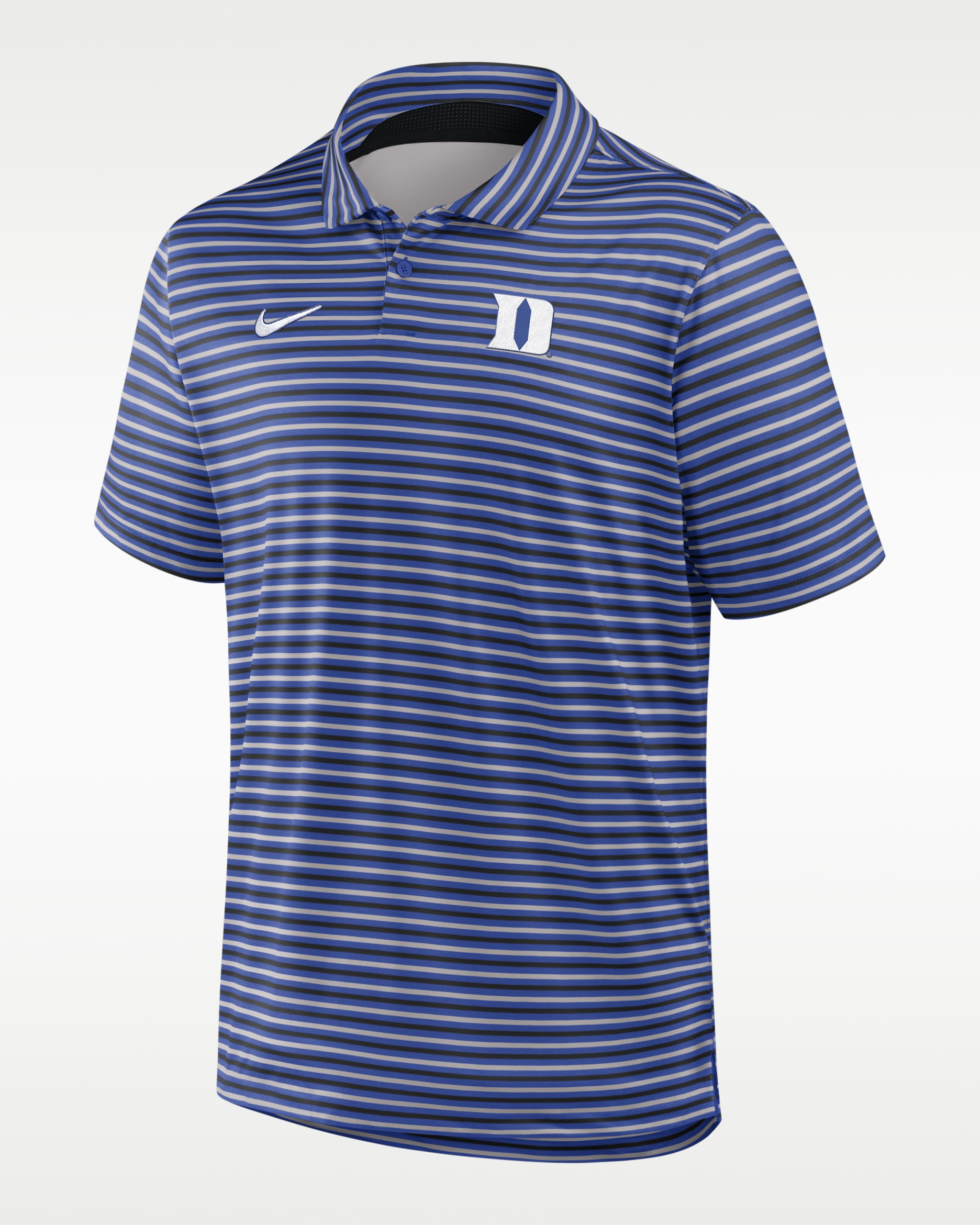 Duke Tour Stripe Men's Nike Dri-FIT College Polo - Royal