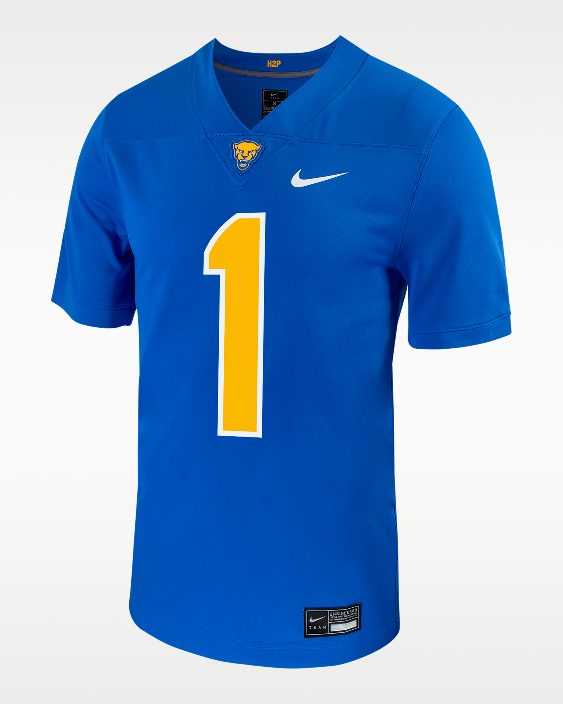 Jersey de fútbol americano universitario Nike Replica para hombre Pitt - Royal juego