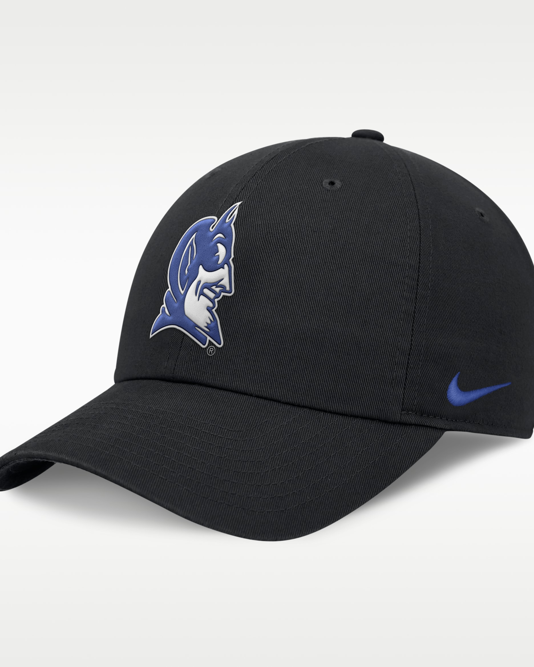 Duke Club Men's Nike College Adjustable Hat - Black