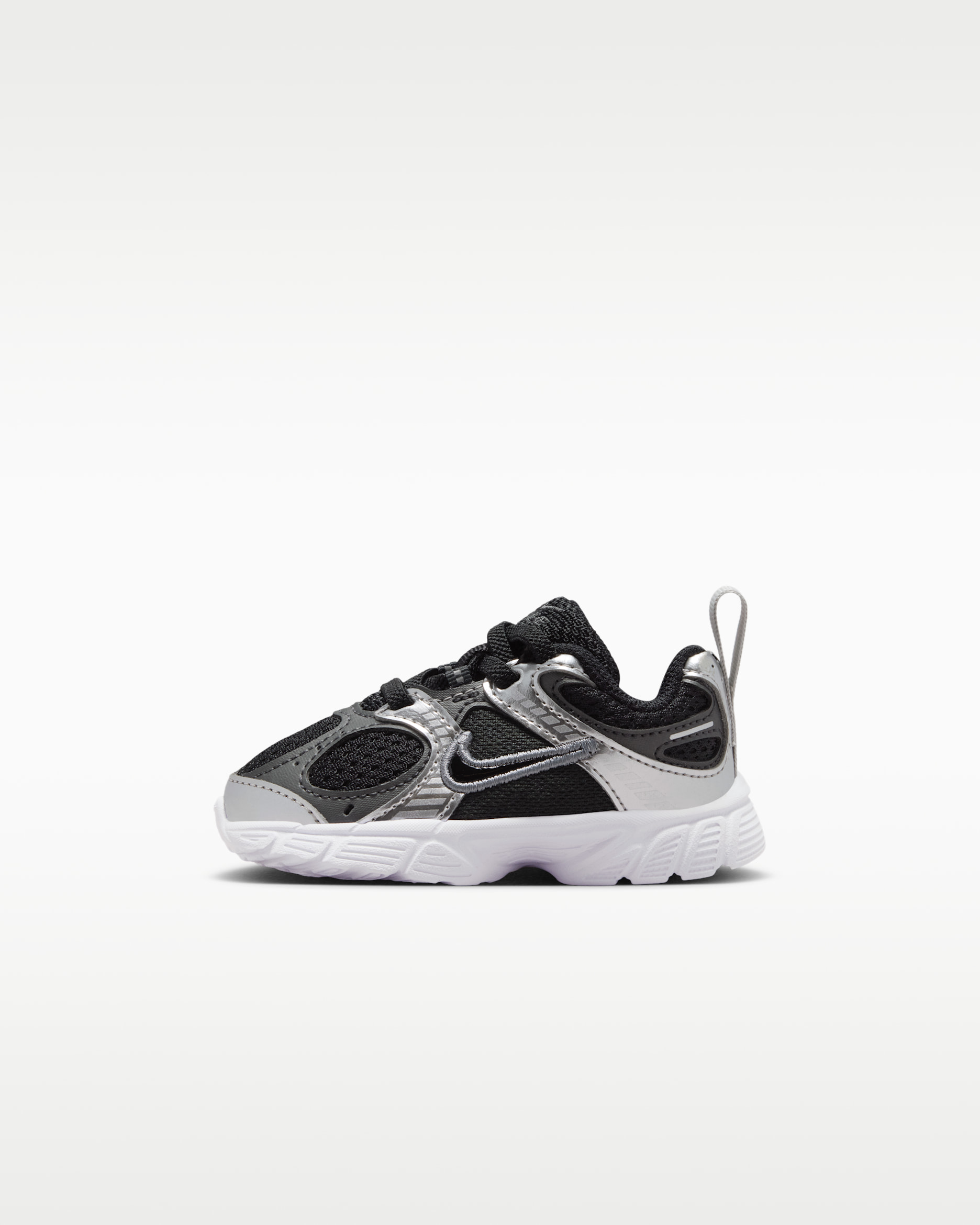 Tenis para bebé e infantil Nike V5 RNR - Negro/Antracita/Gris humo/Negro