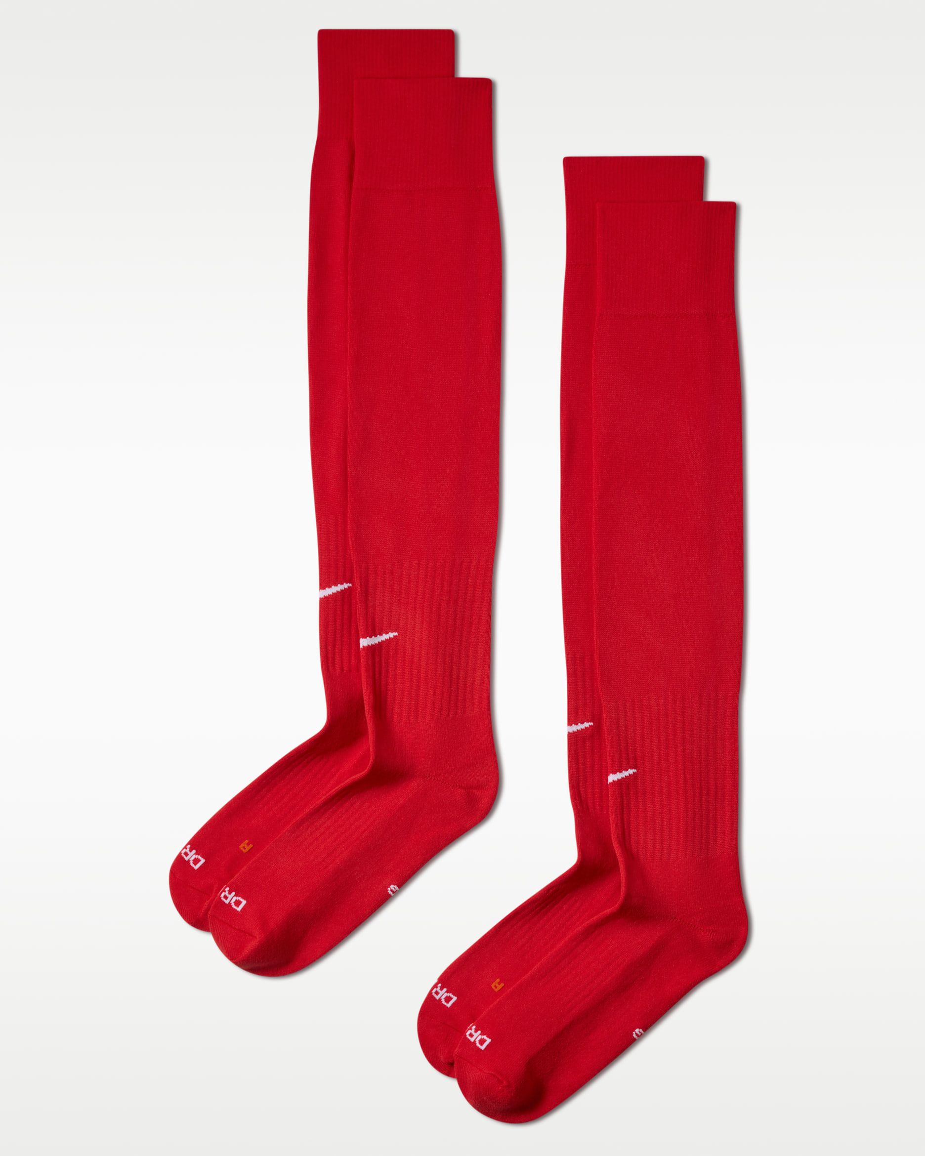 Calcetines de Béisbol/Softbol hasta la rodilla para niños (2 pares) Nike Swoosh Nike - Rojo universitario/Blanco