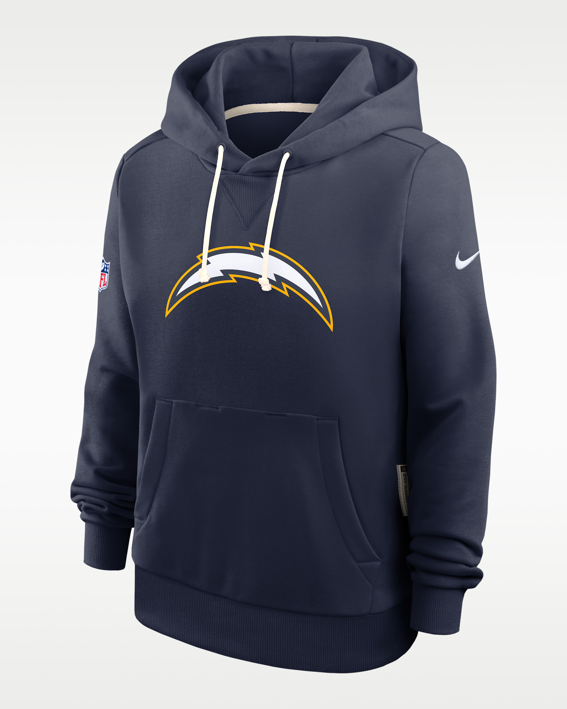 Los Angeles Chargers Alt Pack Women's Nike Dri-FIT NFL Pullover Hoodie - Navy