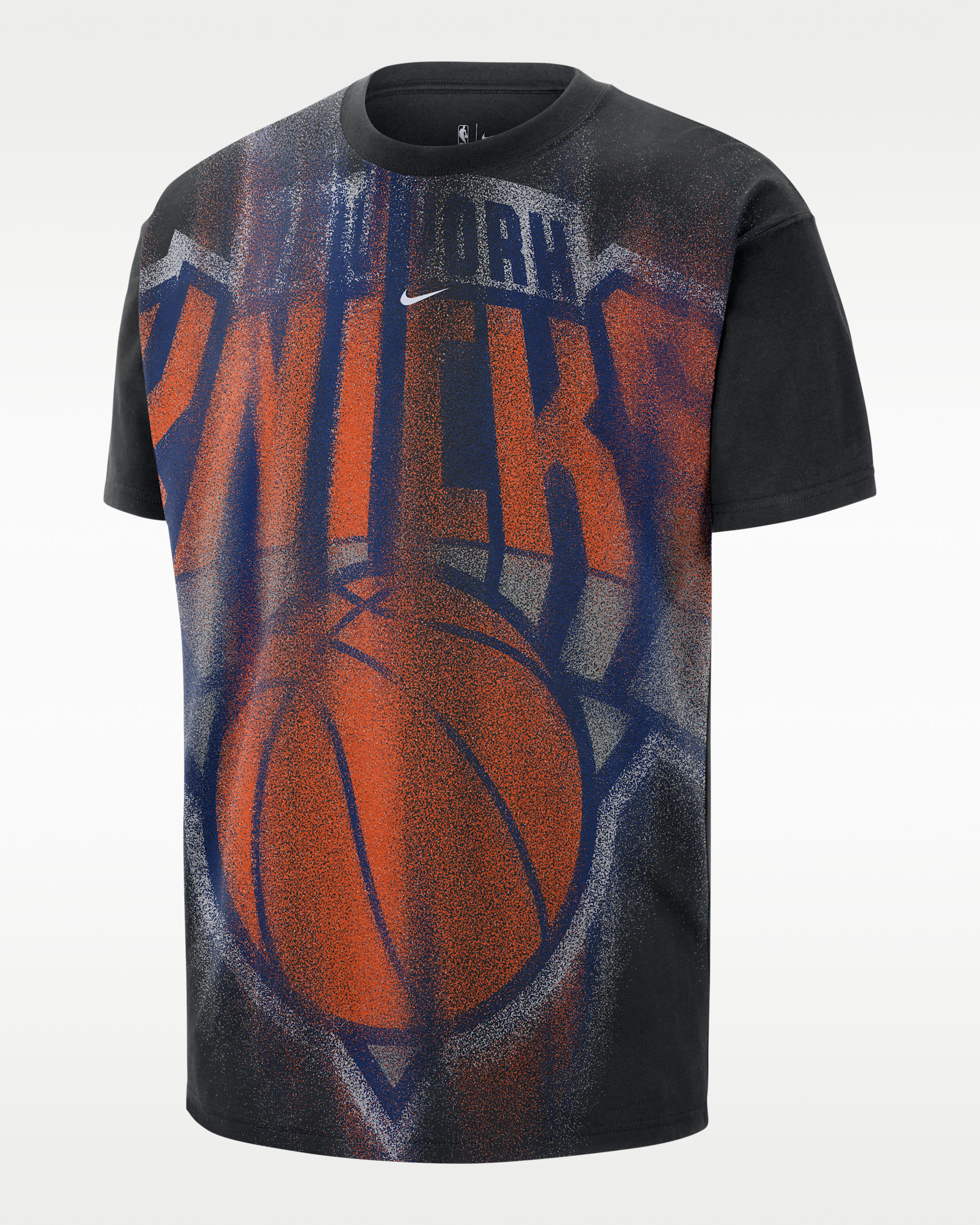 New York Knicks Men's Basketball T-Shirt - Black