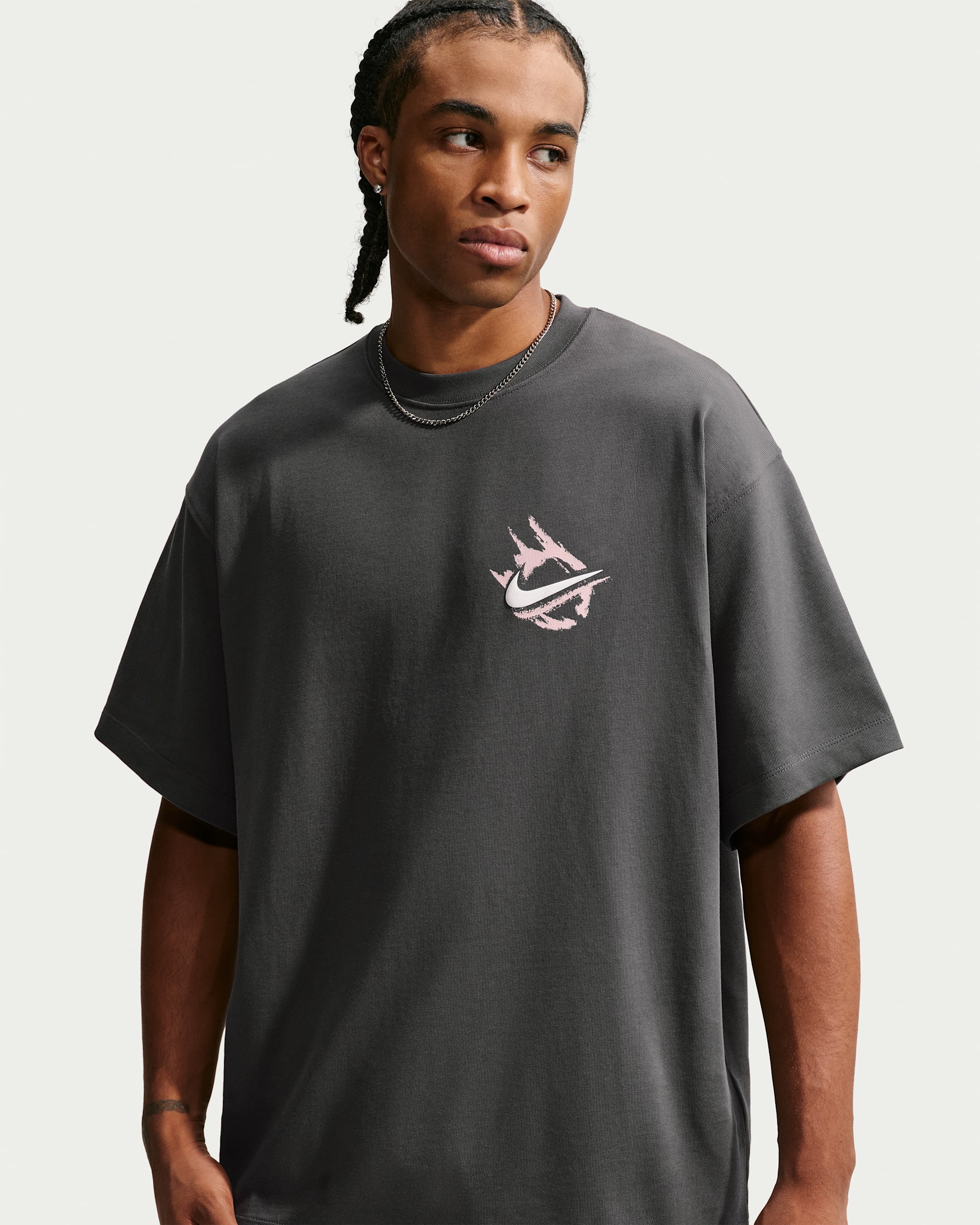 Nike Solo Swoosh Men's T-Shirt - Anthracite