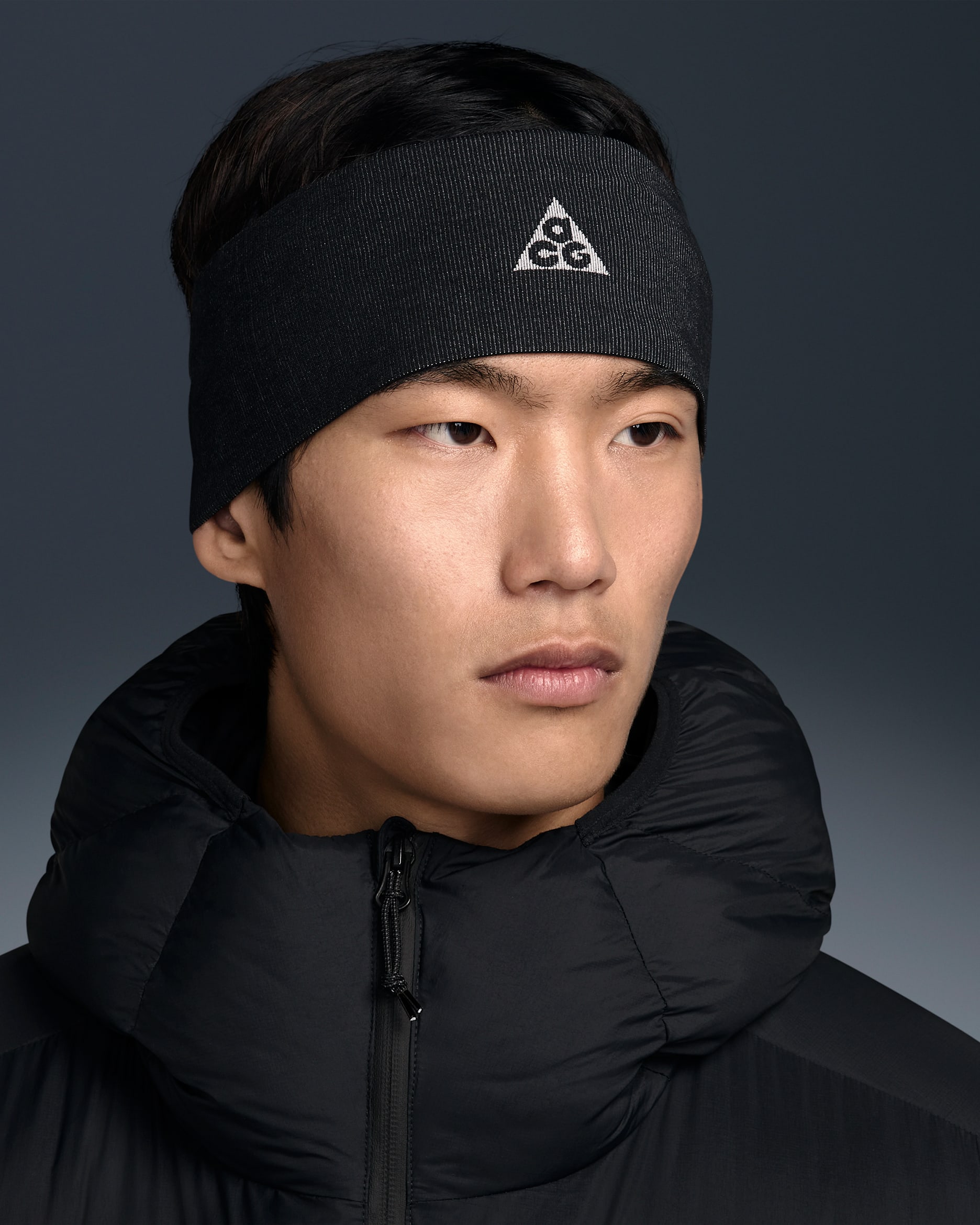 Nike ACG Dri-FIT UV Protection Lightweight Seamless Headband - Black/Summit White