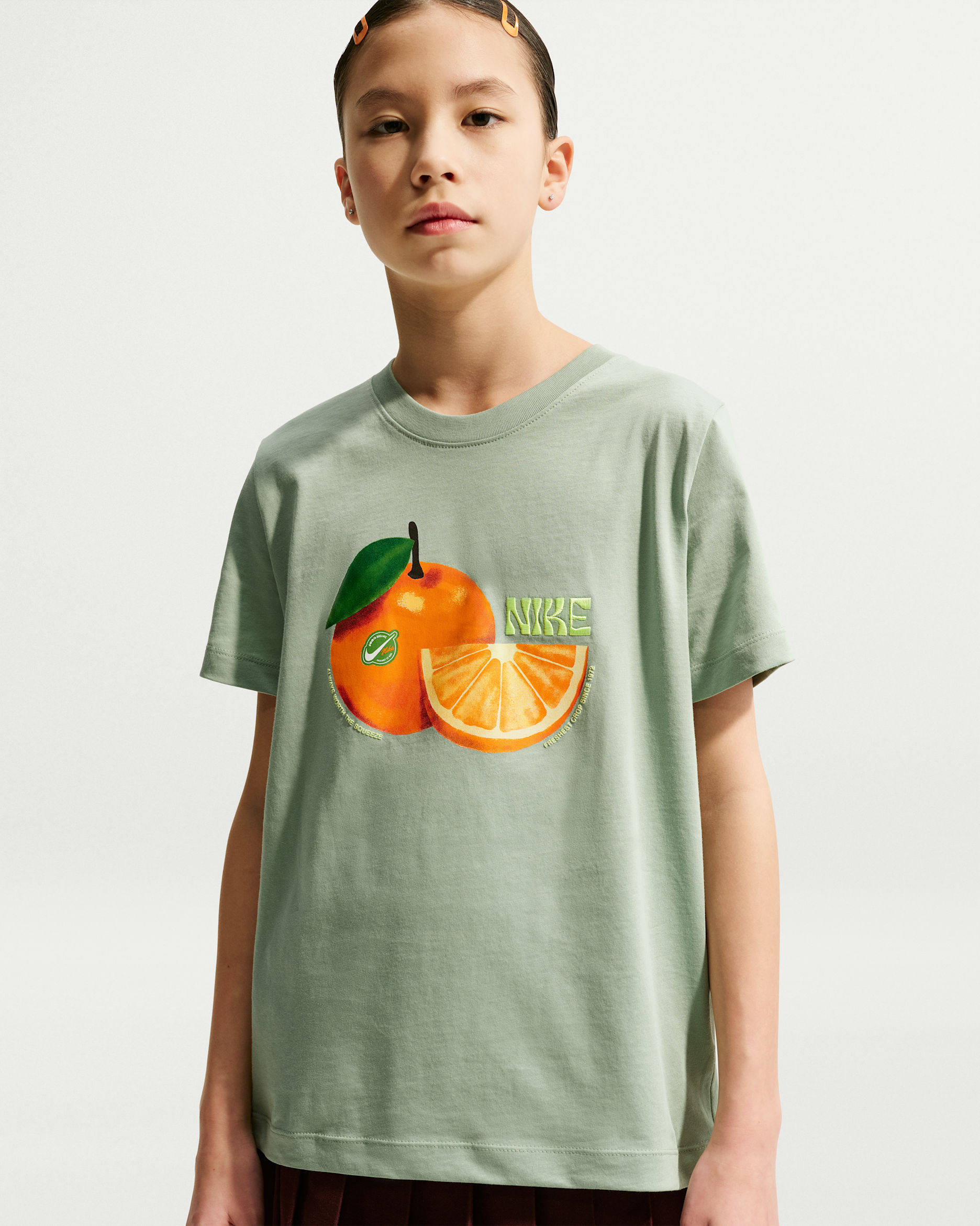 Nike Sportswear Big Kids' T-Shirt - Steam