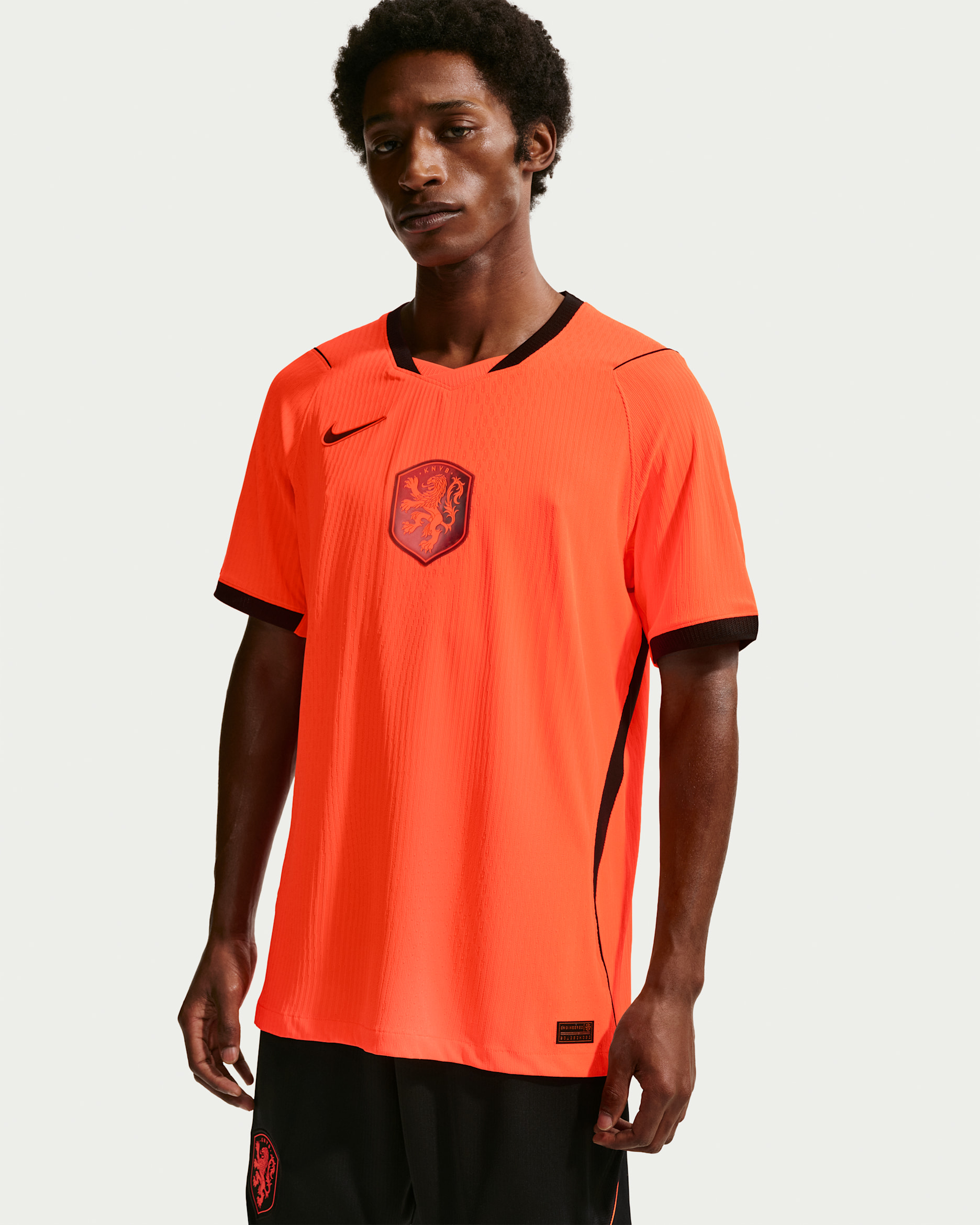 Maillot de foot Authentic Nike Aero-FIT Pays-Bas 2026/27 Match Domicile pour homme - Hyper Crimson/Noir/Noir