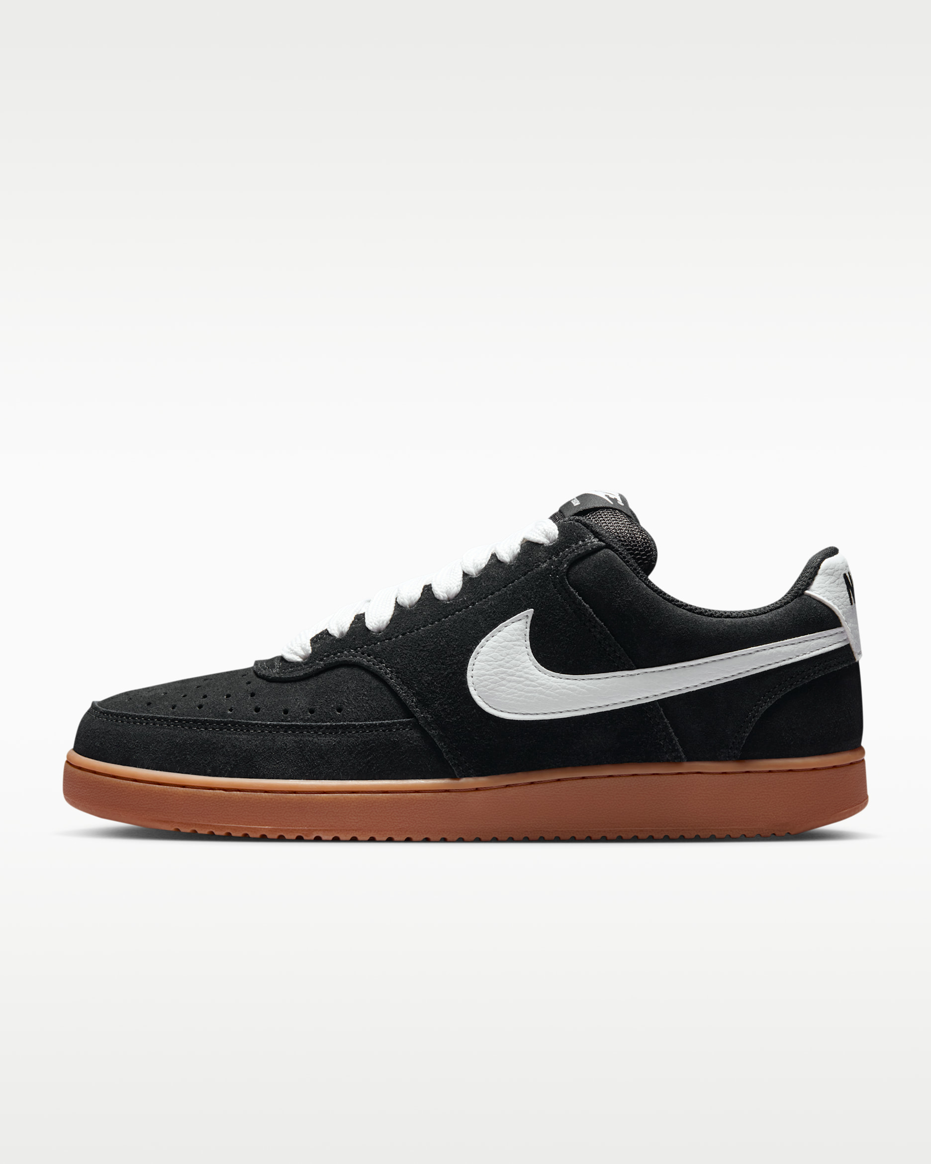 Ανδρικά παπούτσια Nike Court Vision Low FL - Μαύρο/Gum Medium Brown/Λευκό