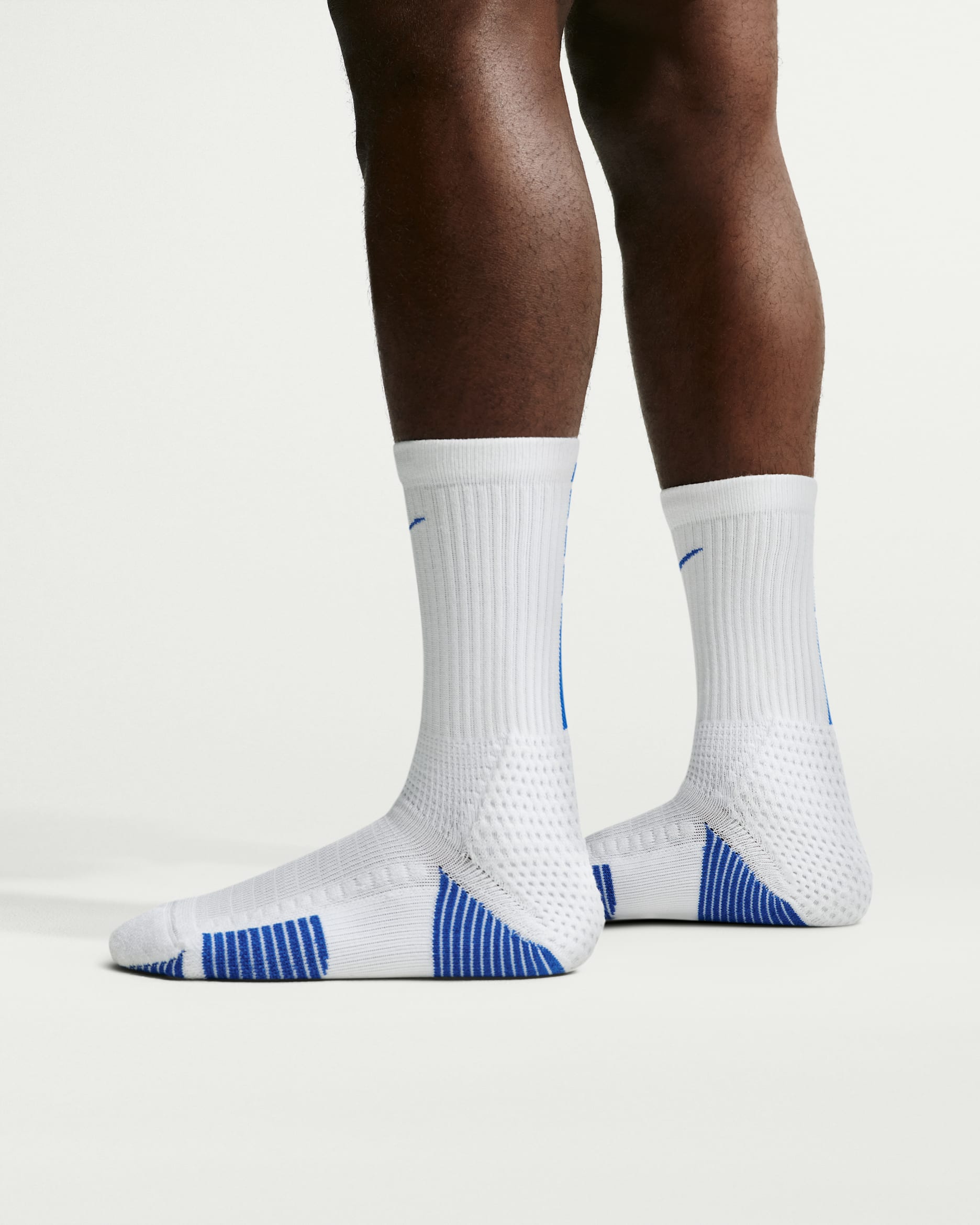 Nike Elite 2.0 Cushioned Crew Socks (1 Pair) - White/Game Royal/Game Royal