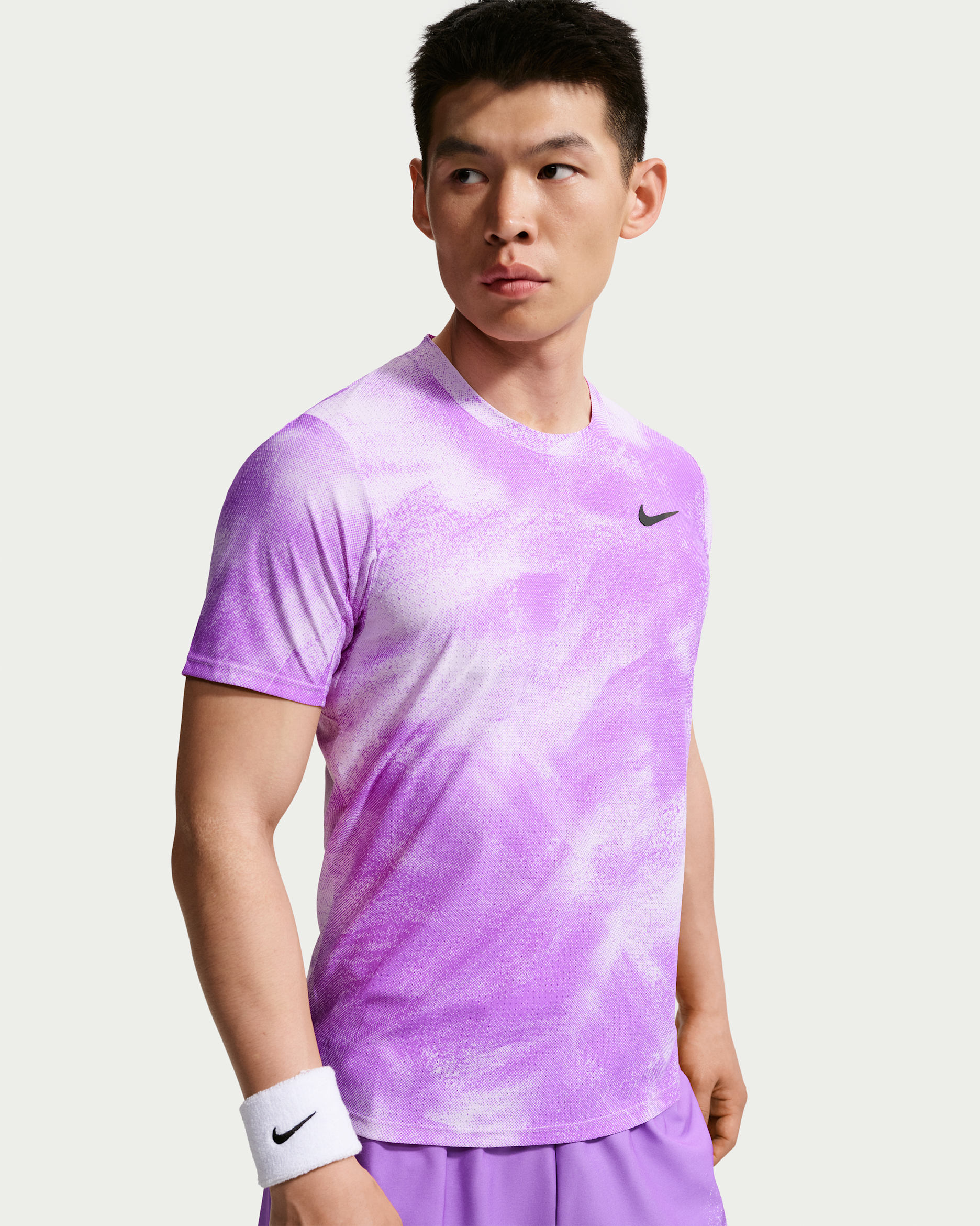 ナイキコート スラム メンズ Dri-FIT ADV テニストップ - バイオレットミスト/ブライトバイオレット/ブラック