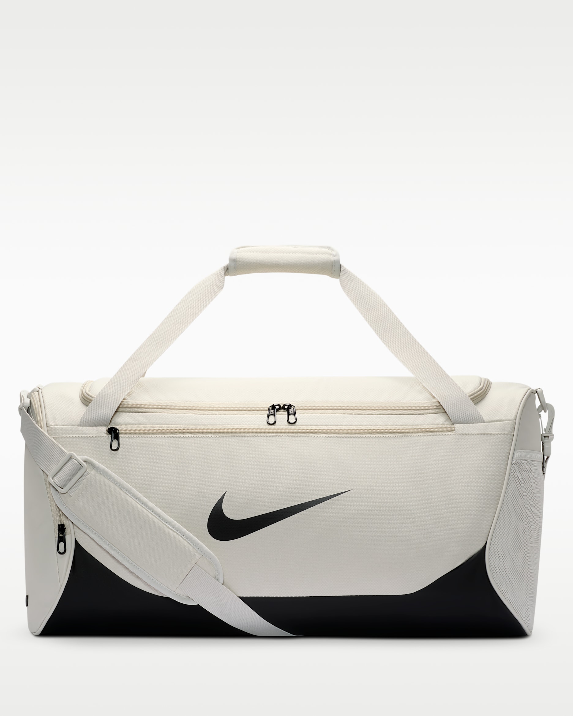 Träningsväska Nike Brasilia (Medium, 60 l) - Light Bone/Svart/Svart