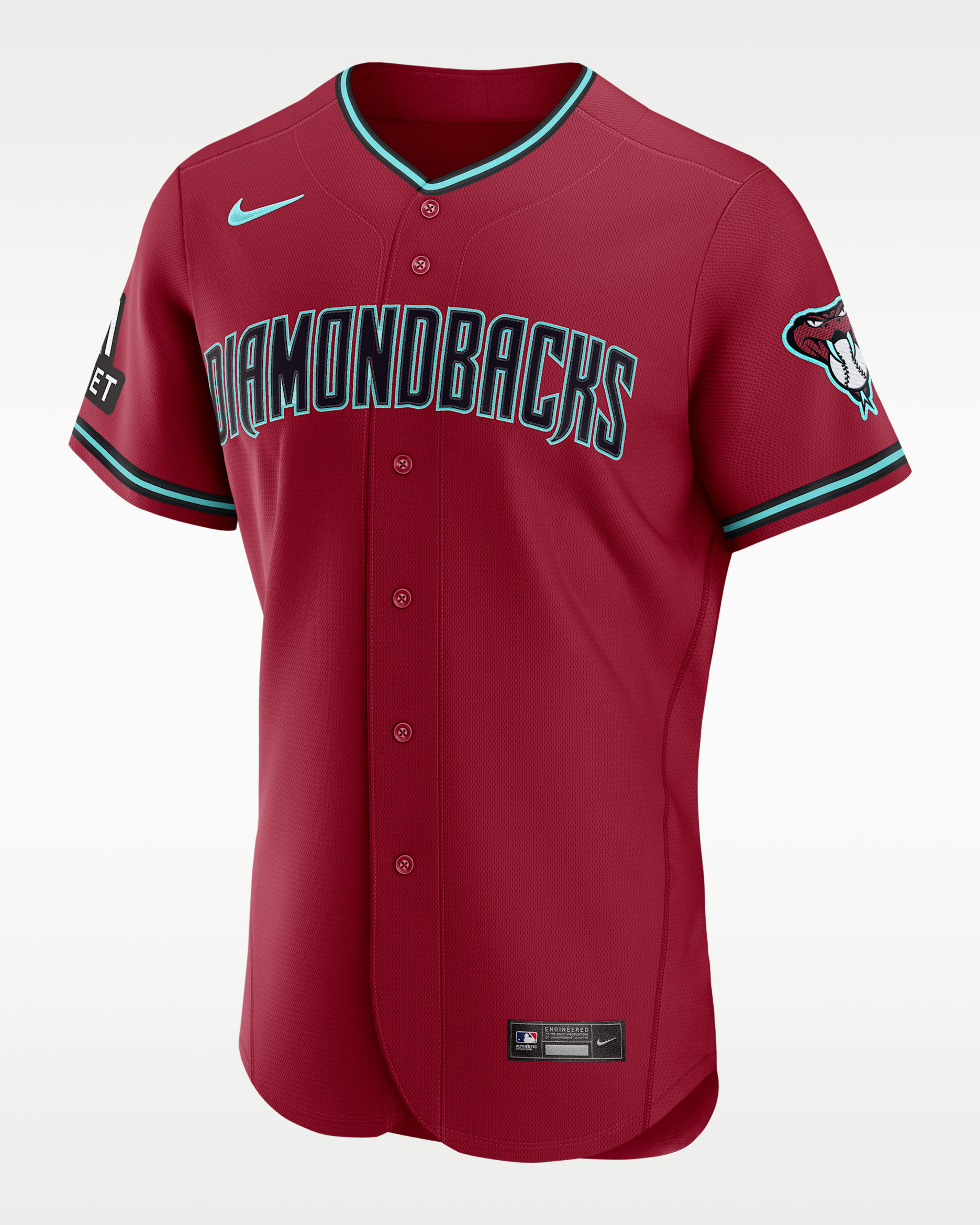 Arizona Diamondbacks Men's Nike MLB Authentic Jersey - Crimson
