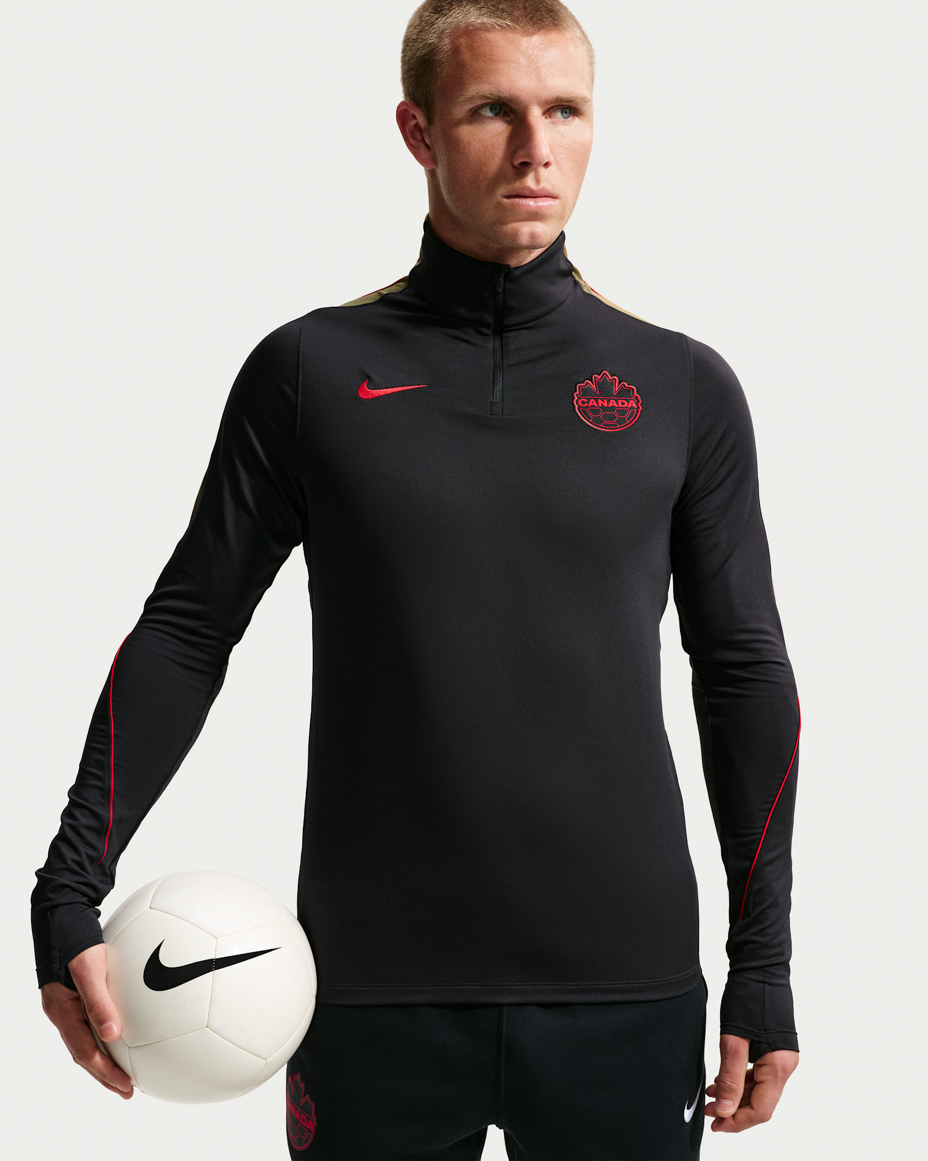 Canada Authentic Strike Nike Long-Sleeve Top - Black