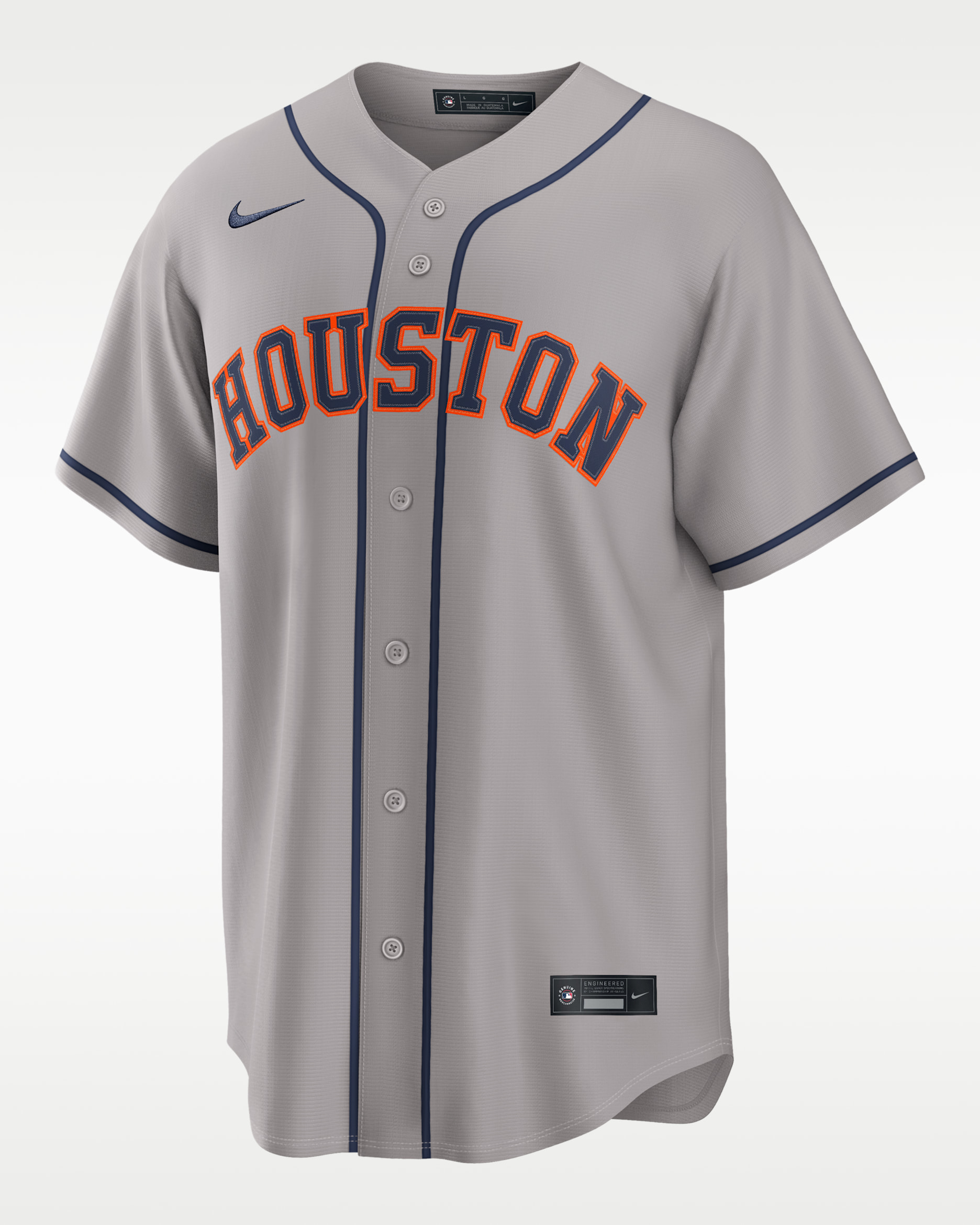 Jersey Nike Replica Astros Away Houston Astros - Gris atmósfera