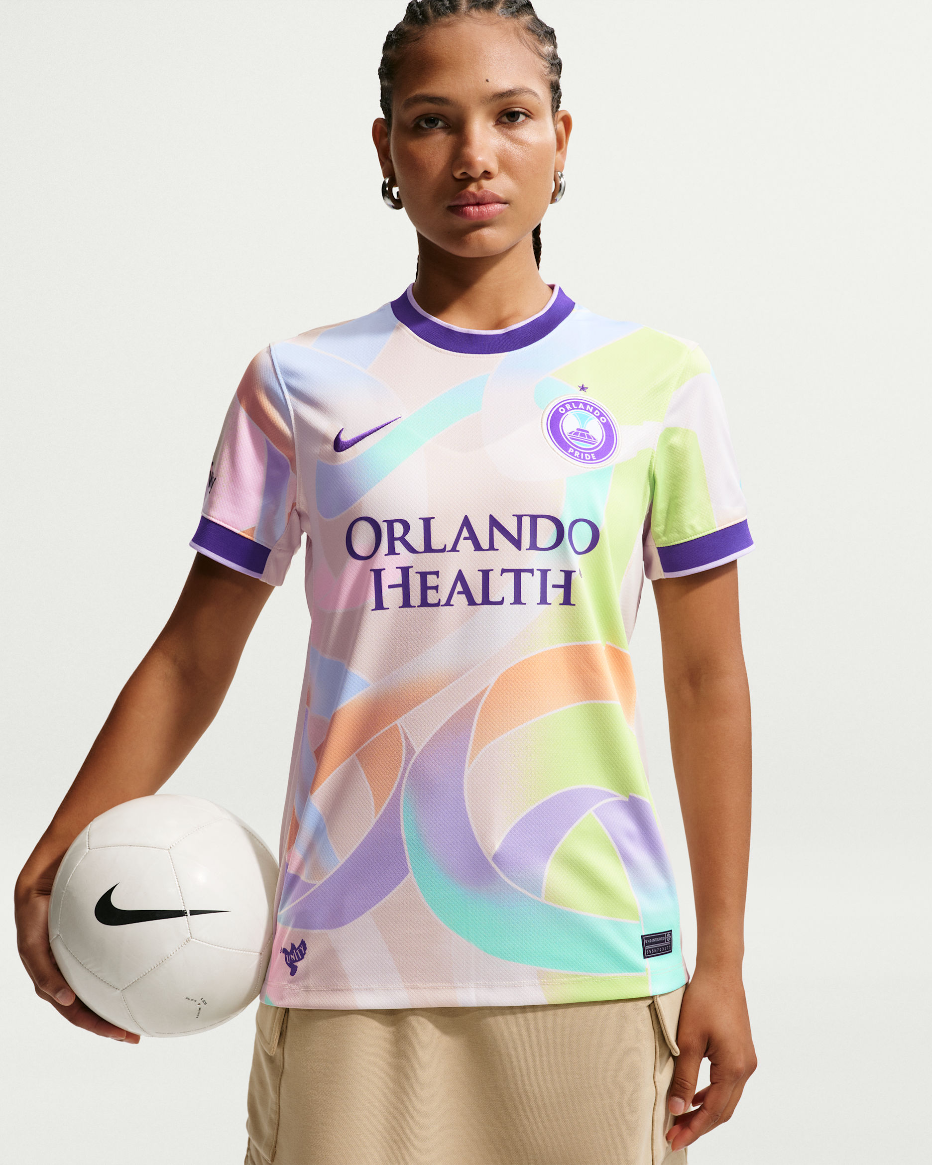Orlando Pride Women's Nike Dri-FIT NWSL Replica Jersey - Light Orewood Brown
