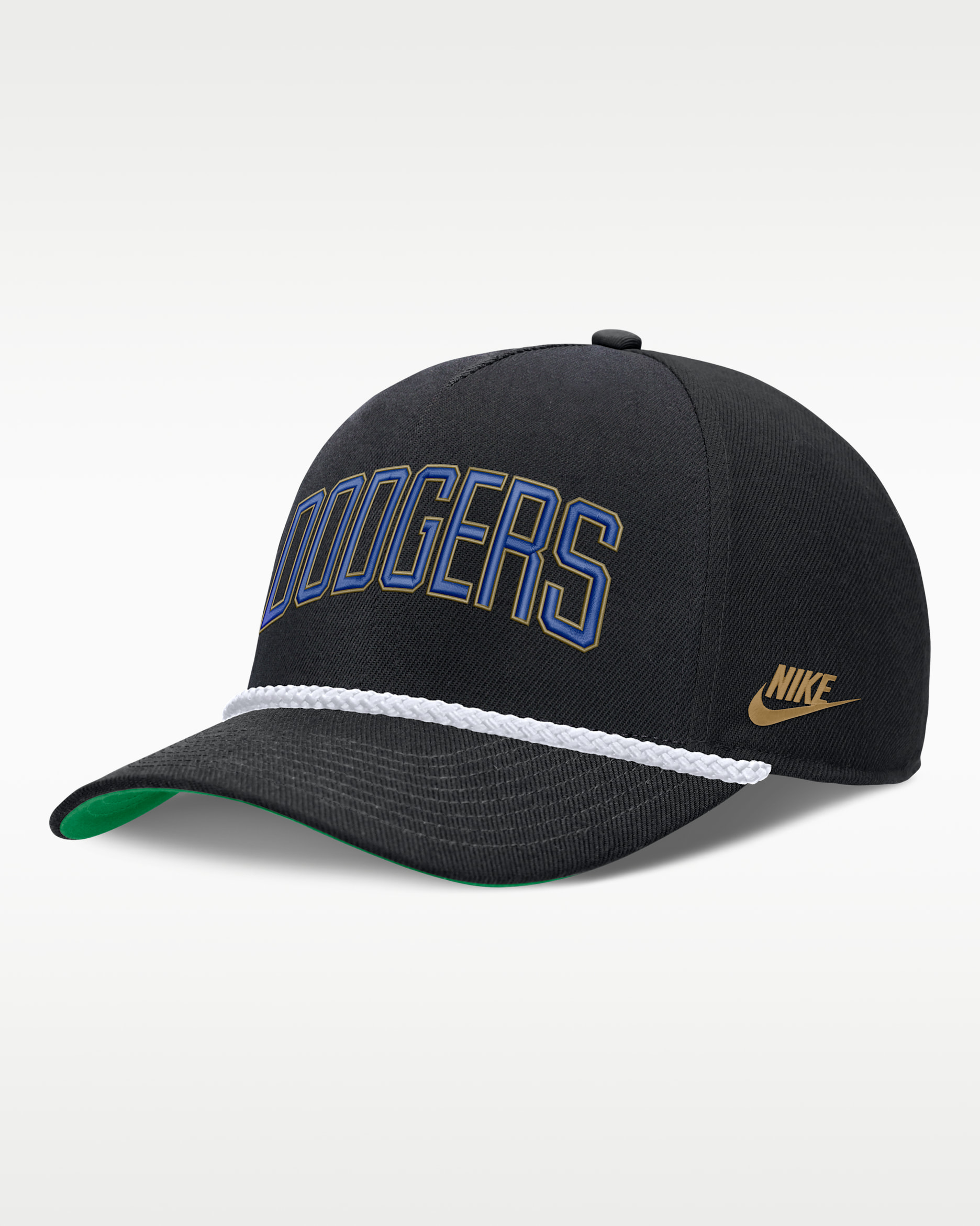 Los Angeles Dodgers Rise Men's Nike MLB Adjustable Hat - Black