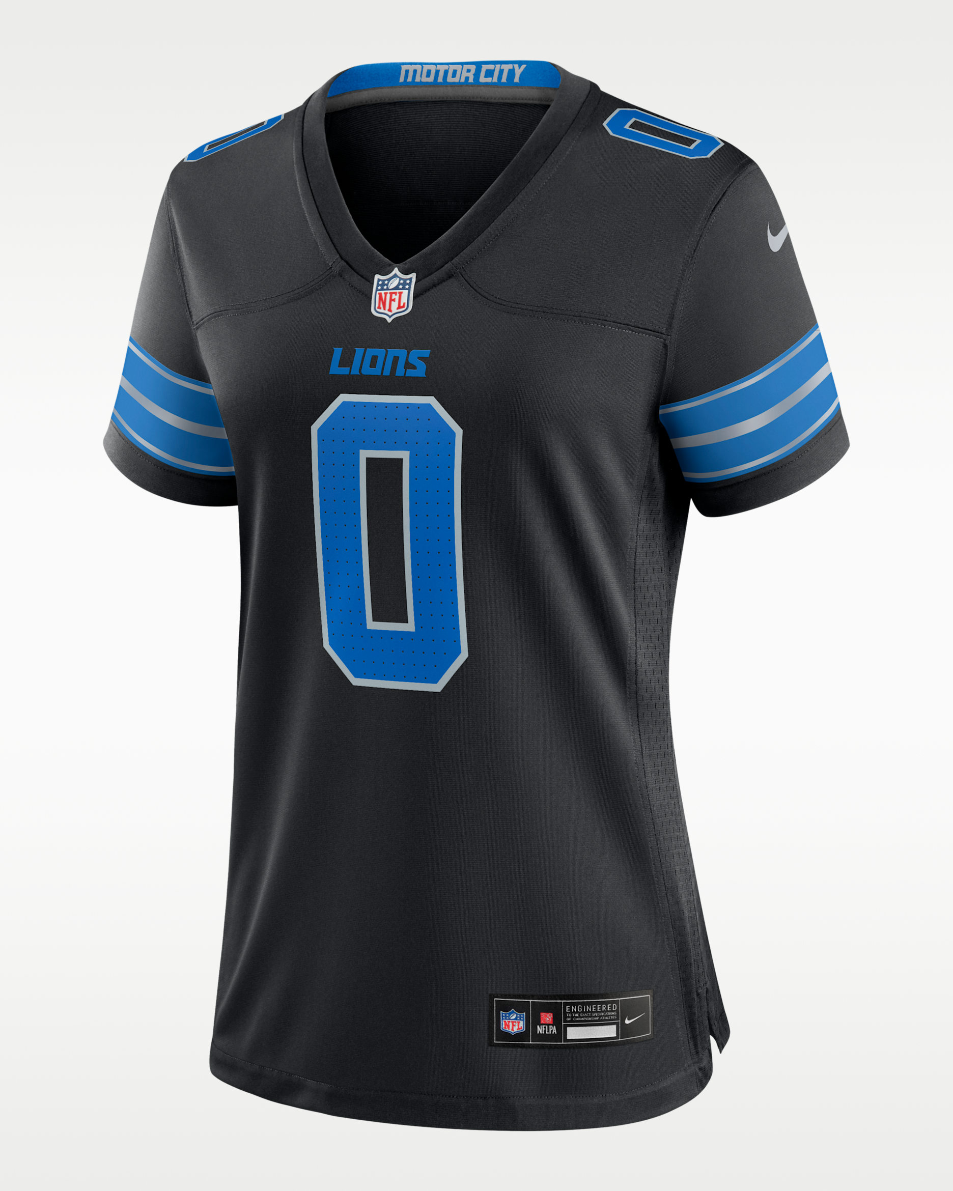 Jersey Nike de la NFL Game para mujer Jahmyr Gibbs Detroit Lions - Negro