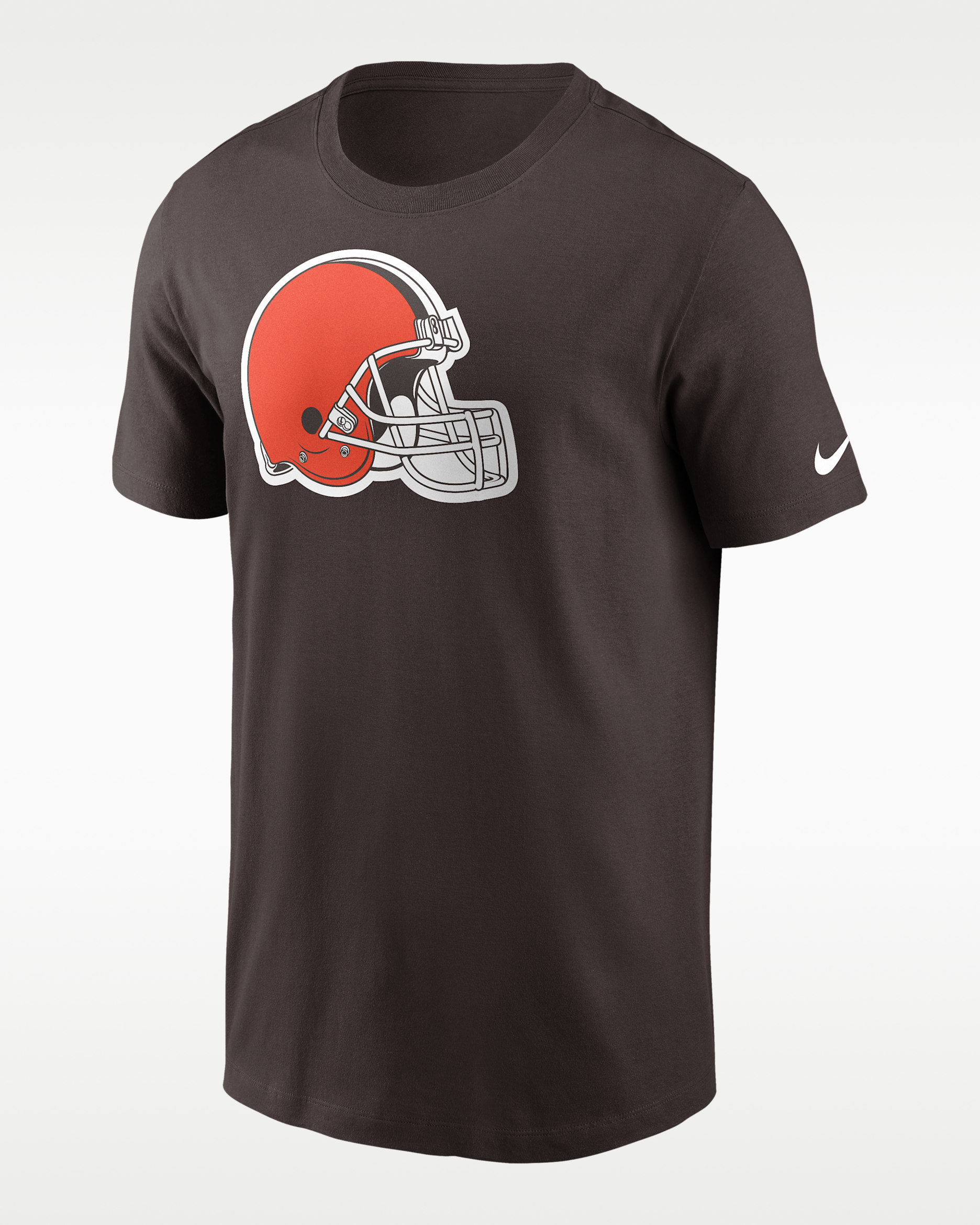 Playera Nike de la NFL para hombre Cleveland Browns Logo Essential - Marrón