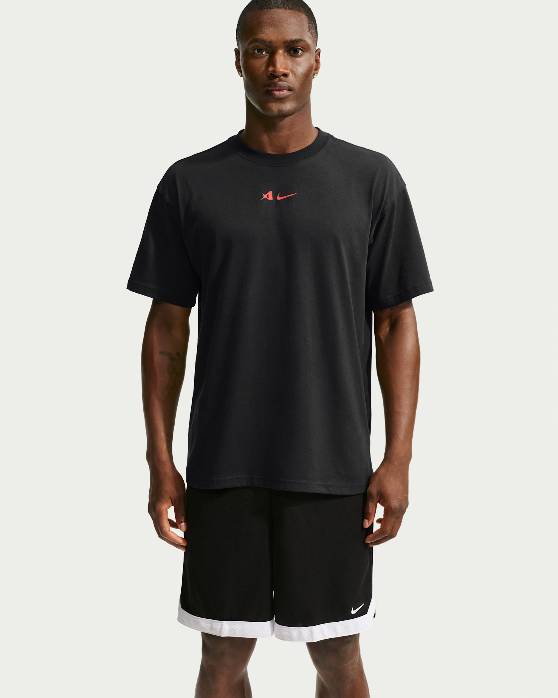 Playera de básquetbol Nike Dri-FIT de A'ja Wilson A'ja - Negro/Rojo universitario