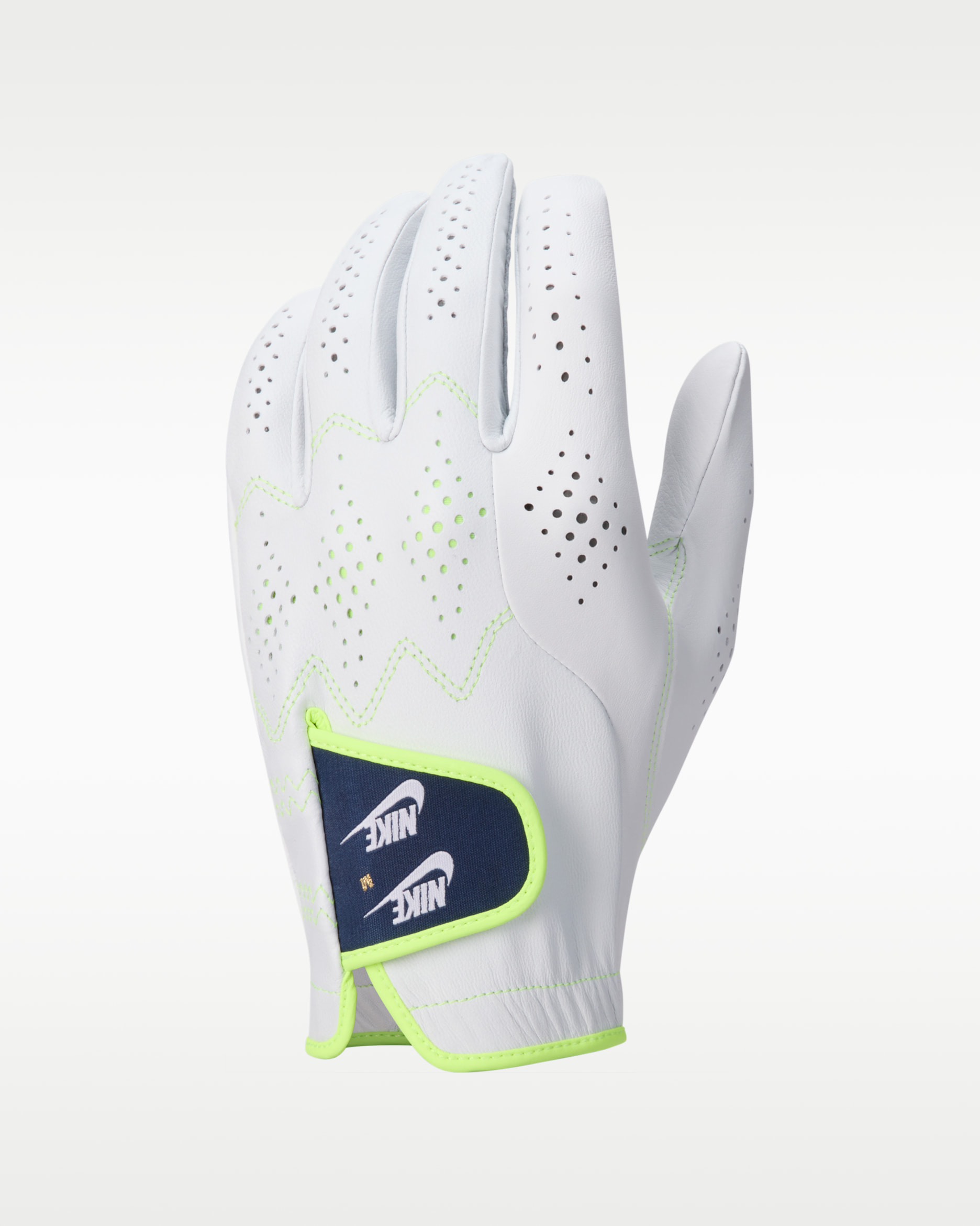 Nike Tour Classic 4 Men's Golf Glove (Left Regular) - White/Volt Ice/Midnight Navy