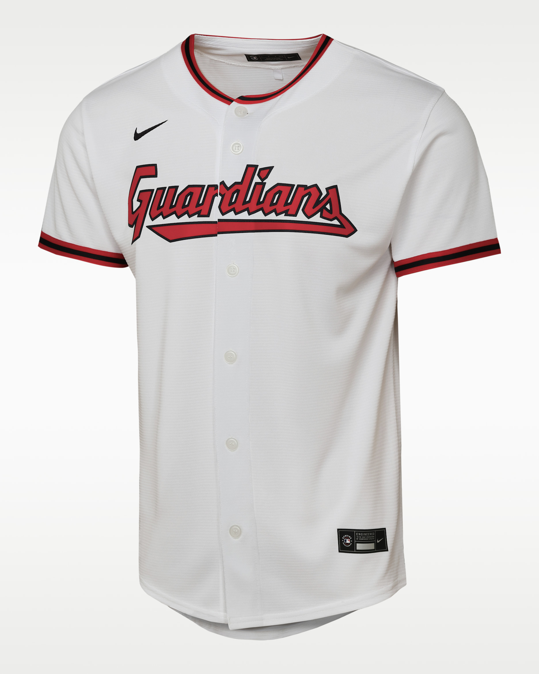Jose Ramirez Cleveland Guardians Baseline Big Kids' Nike MLB Home Replica Jersey - White