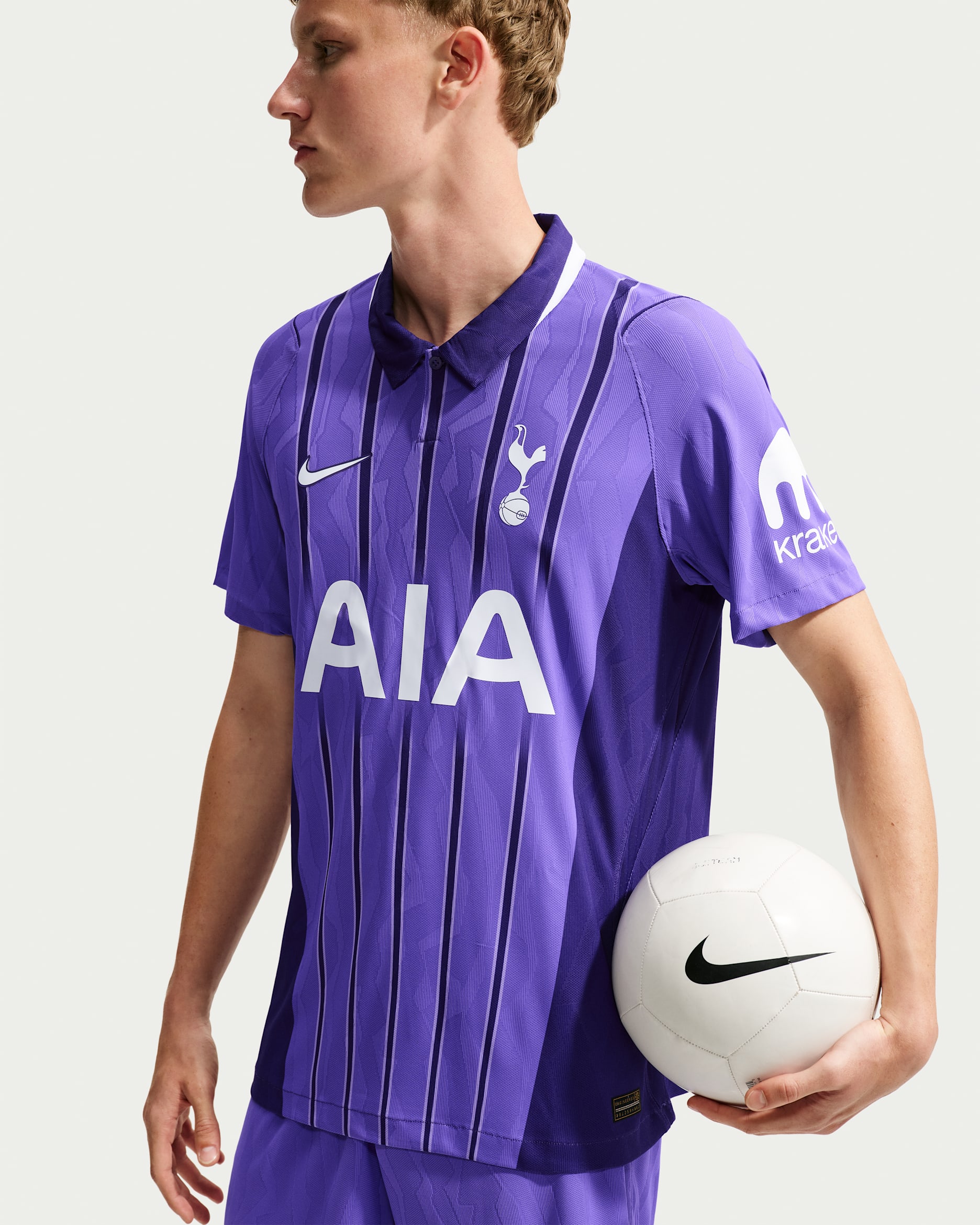 Tottenham Hotspur 2026/27 Match Third Men's Nike Aero-FIT Football Authentic Shirt - Psychic Purple/New Orchid/White