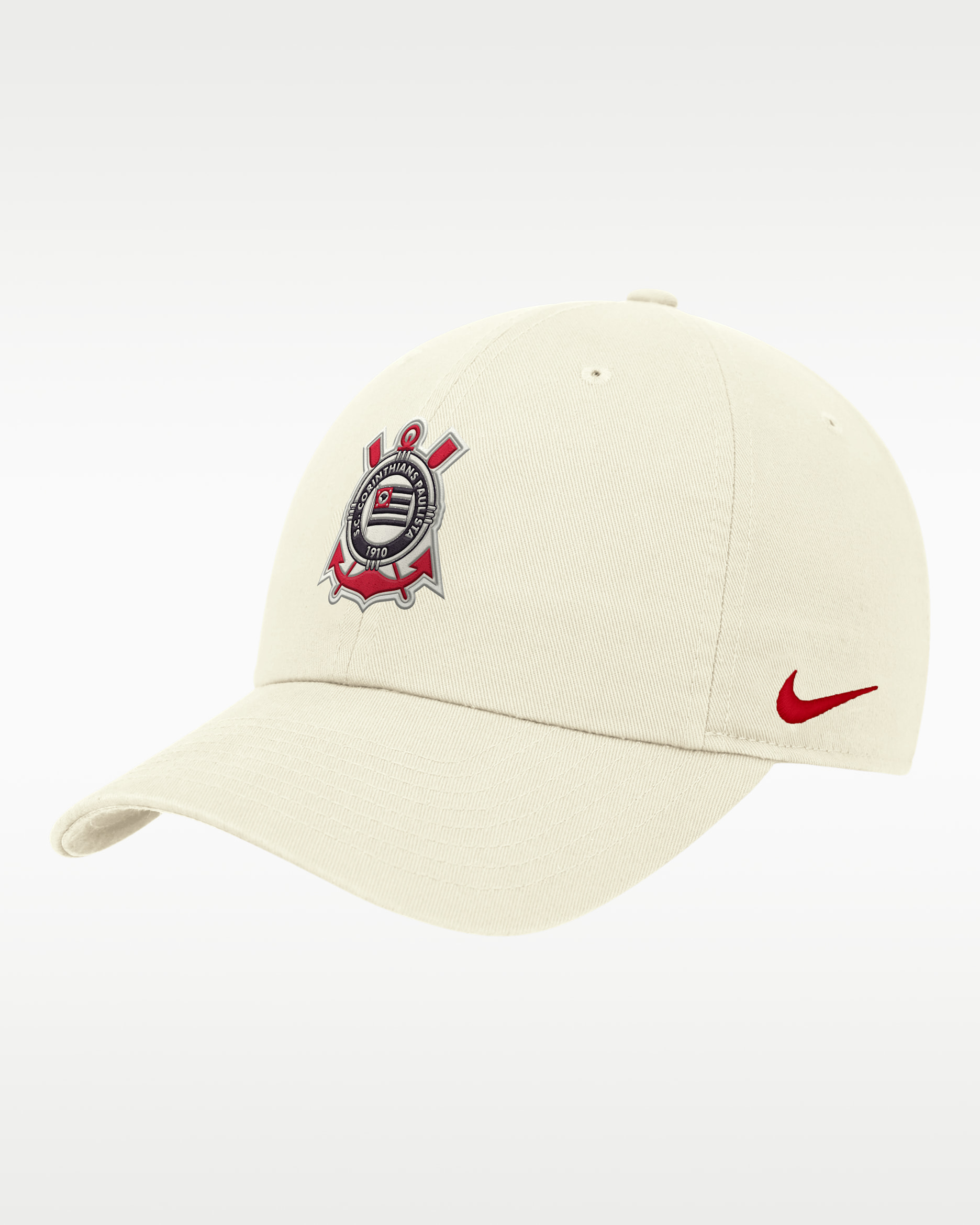 Corinthians Club Men's Nike Adjustable Cap - Cream