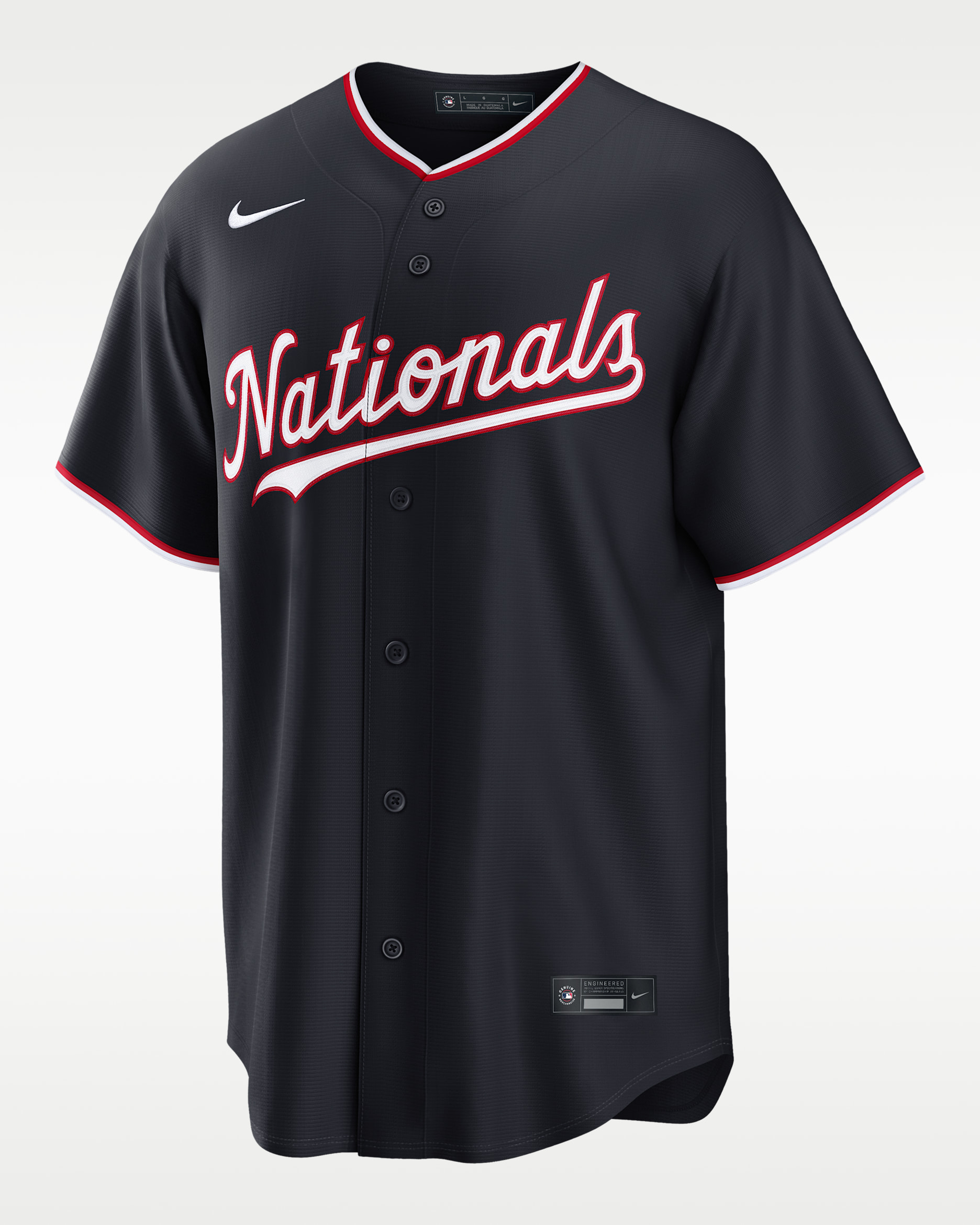 James Wood Washington Nationals Men's Nike MLB Replica Jersey - Navy
