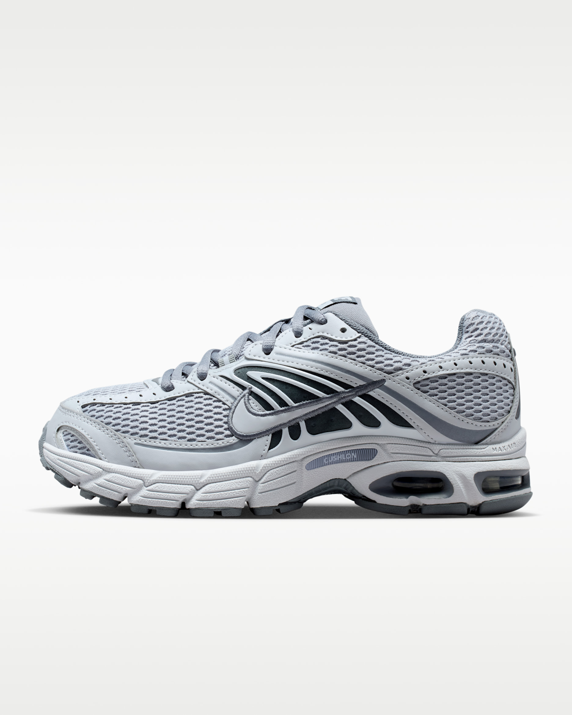 Nike Air Max Moto 2K Women's Shoes with Reflective Design Accents - Wolf Grey/Cool Grey/Pure Platinum