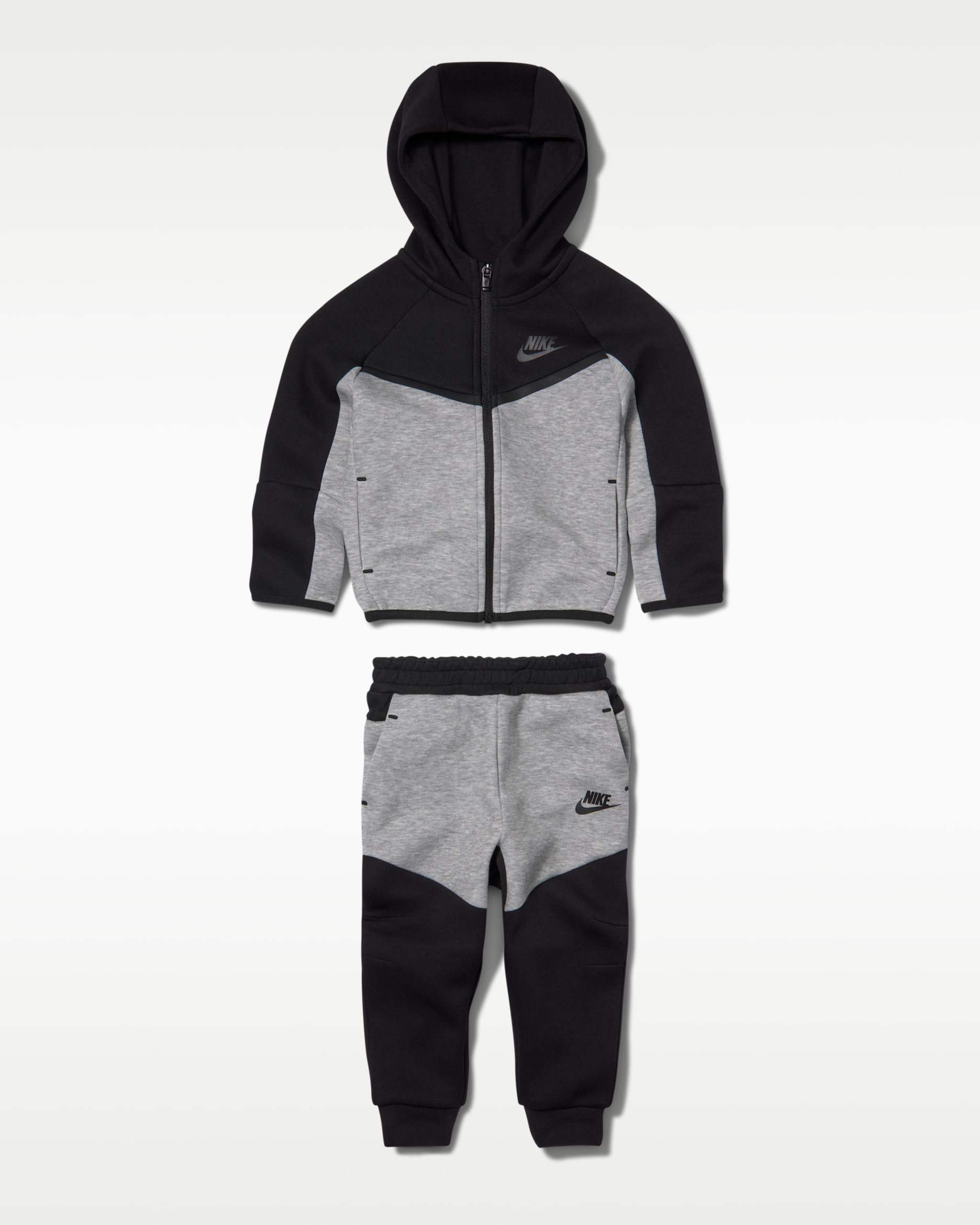 Nike Sportswear Baby (12-24M) Tech Fleece 2-Piece Full-Zip Set - Black/Multi-Color