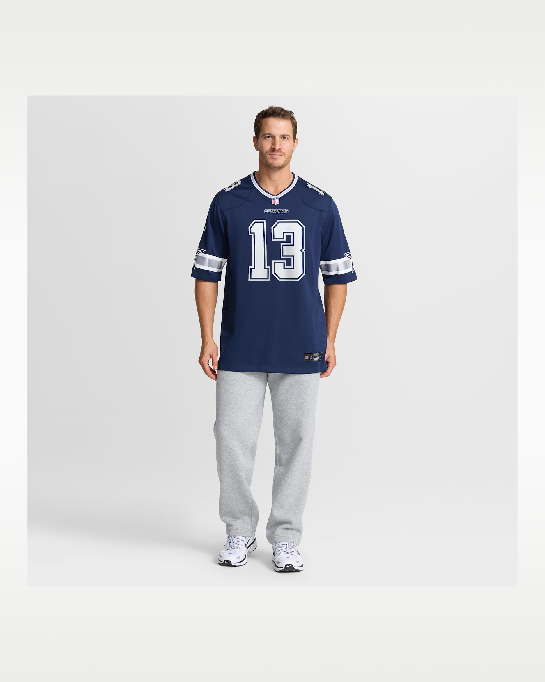 Caleb Downs Dallas Cowboys 2026 NFL Draft First Round Pick Men's Nike NFL Game Jersey - Navy