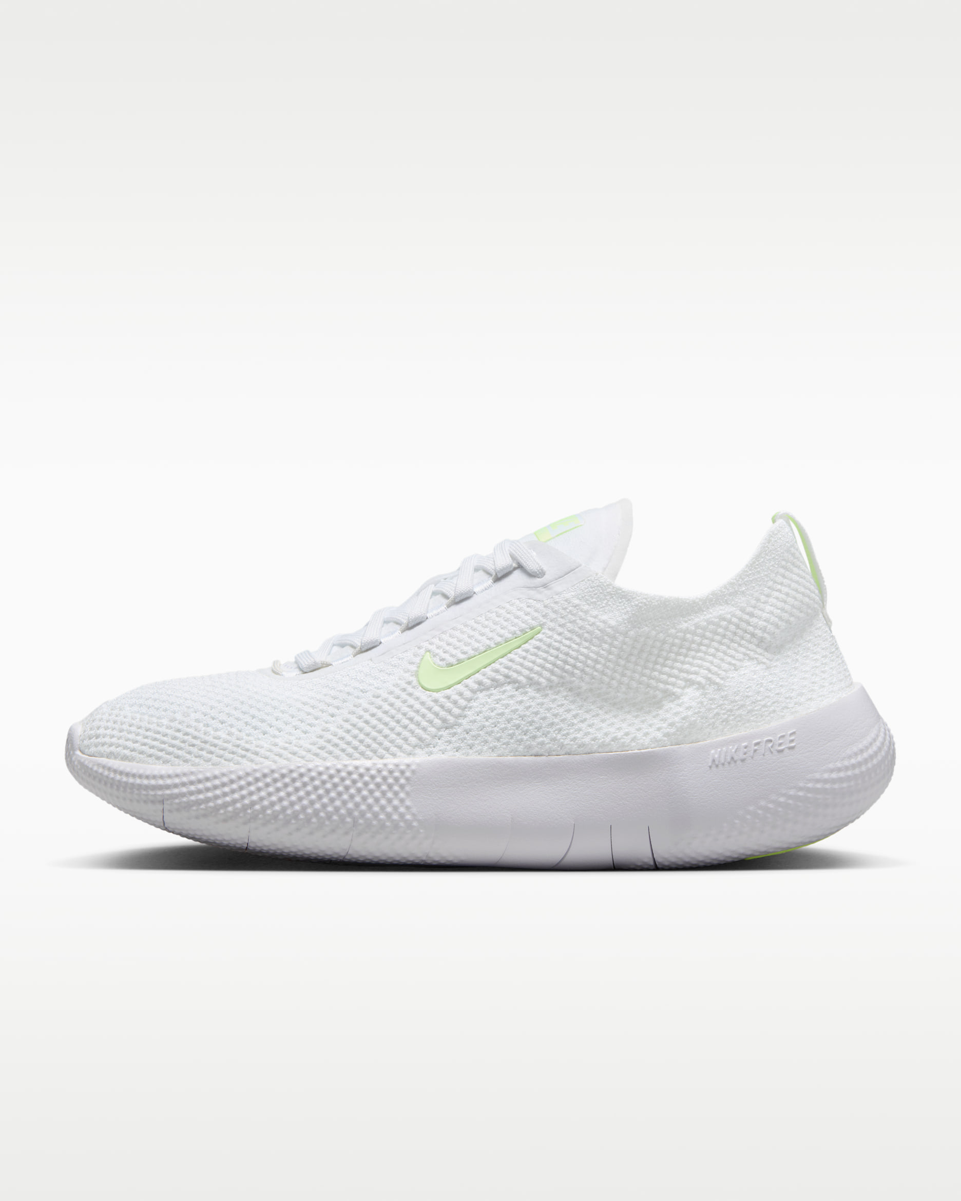 Nike Free 2025 Women's Workout Shoes - White/Platinum Tint/Barely Volt